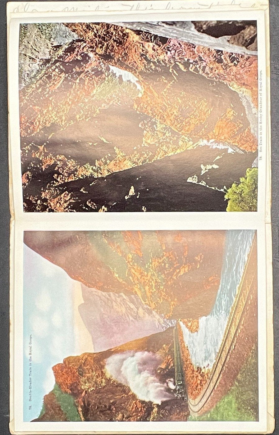 White Sox Hanging Bridge Royal Gorge Postcard Folio Collection FDC 1915 ZAYIX