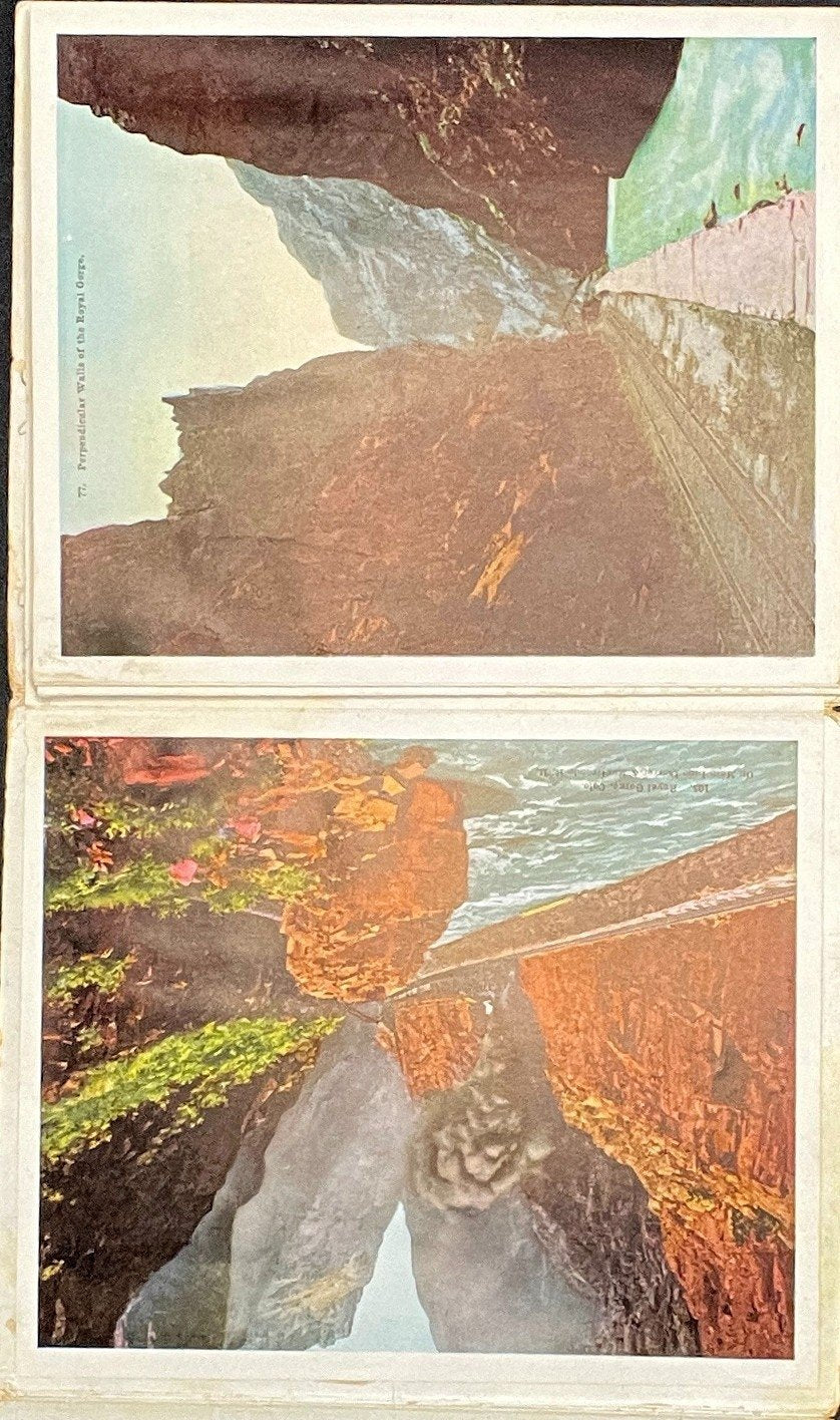 White Sox Hanging Bridge Royal Gorge Postcard Folio Collection FDC 1915 ZAYIX