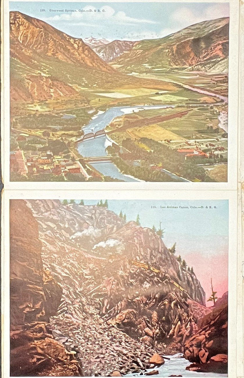 White Sox Hanging Bridge Royal Gorge Postcard Folio Collection FDC 1915 ZAYIX
