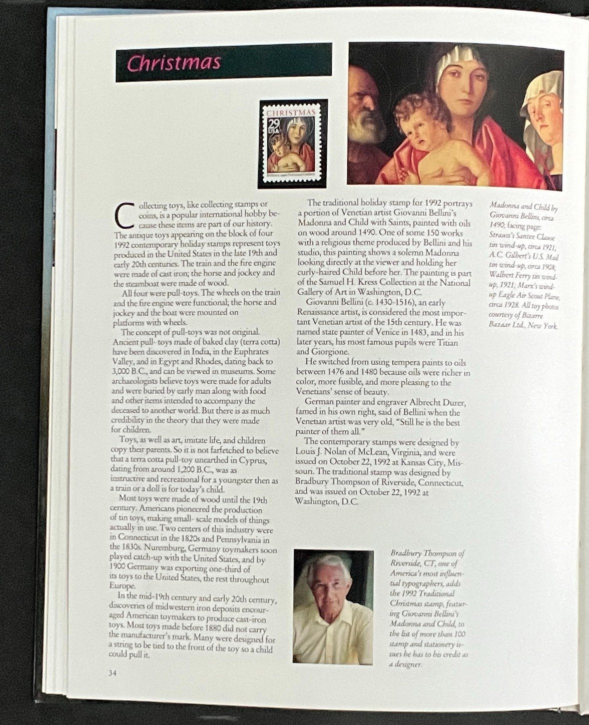 United States The 1992 Commemorative Stamp Yearbook Hard Cover Mint Sets ZAYIX