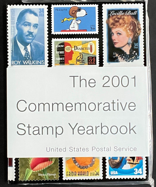 United States The 2001 Commemorative Stamp Yearbook Hard Cover Mint Sets ZAYIX