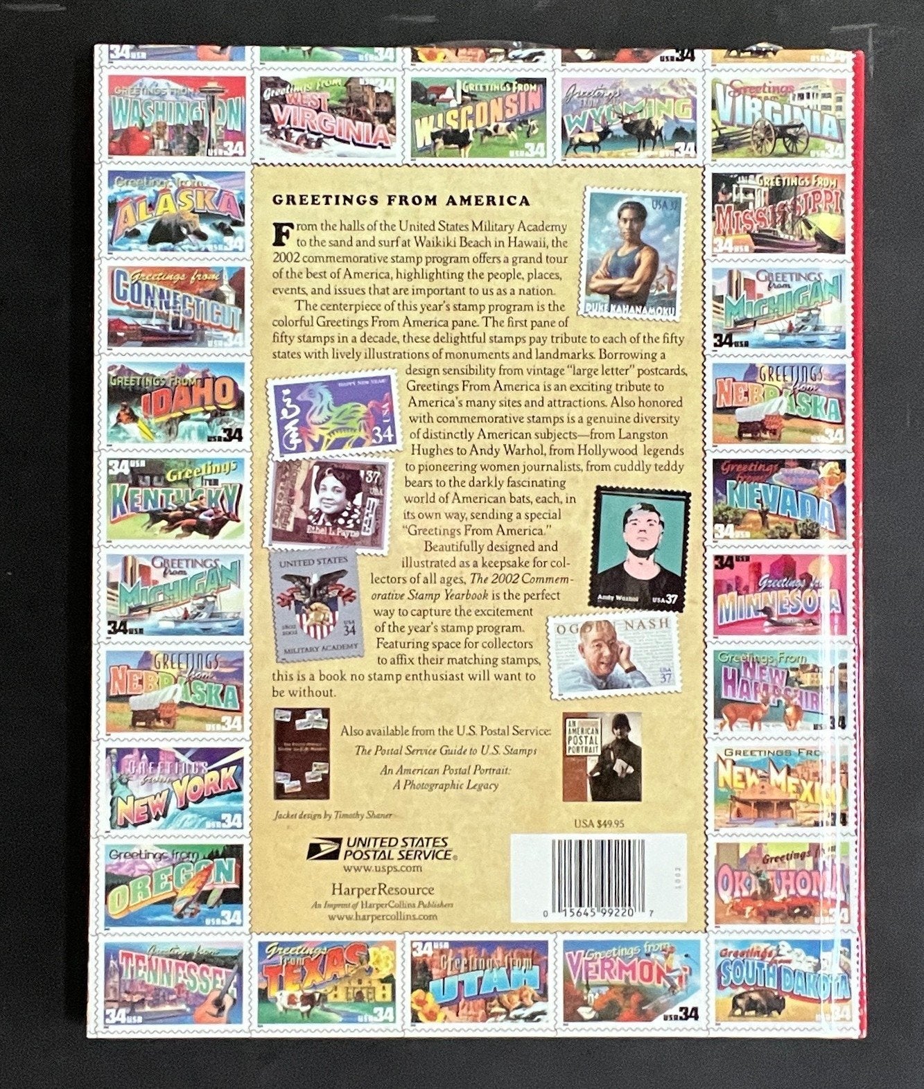 United States The 2002 Commemorative Stamp Yearbook Hard Cover Mint Sets ZAYIX