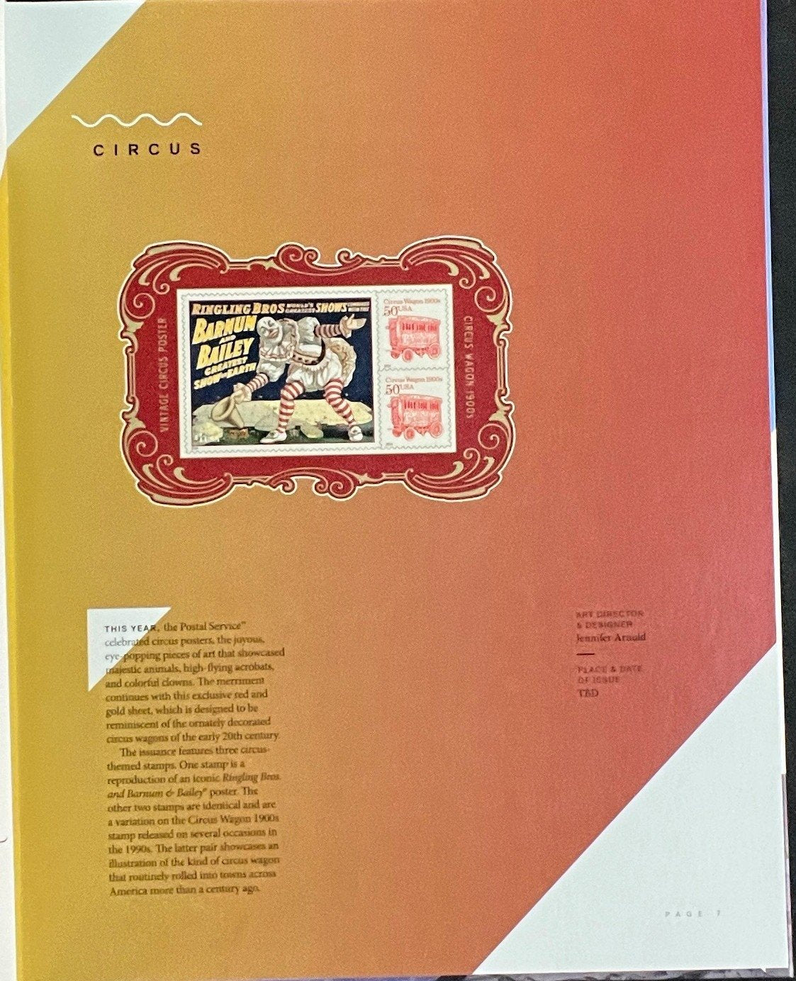 U.S. 2014 Commemorative Stamp Yearbook Includes 4905v Circus Sheet ZAYIX