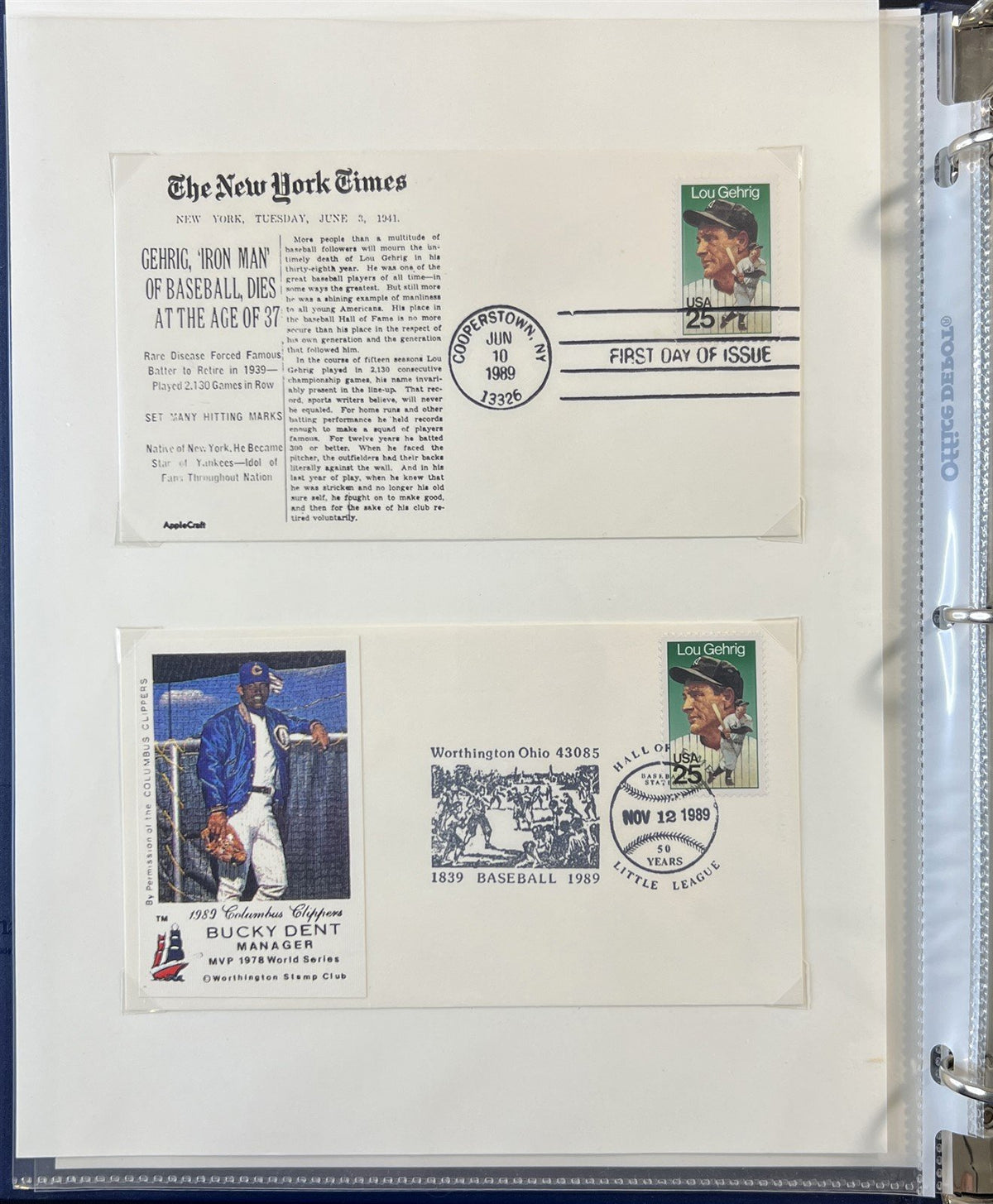 Texas related & Baseball Classic (FDC) First Day Cover Collection ZAYIX