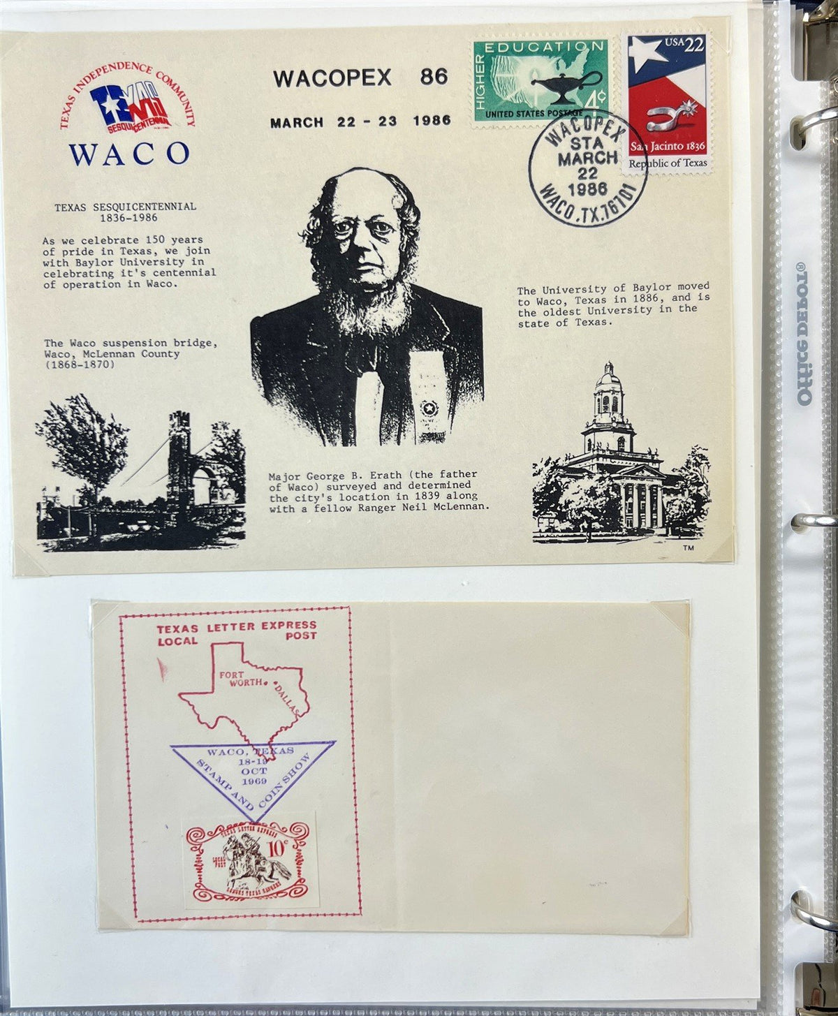 Texas related & Baseball Classic (FDC) First Day Cover Collection ZAYIX