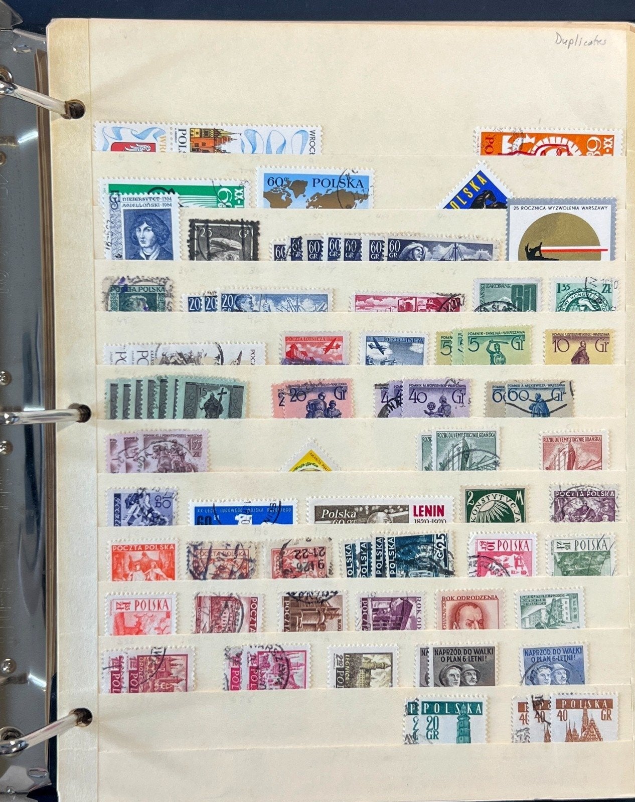 World Wide Stamp Collection 32 Stock Book Pages Hundreds of Stamps ZAYIX