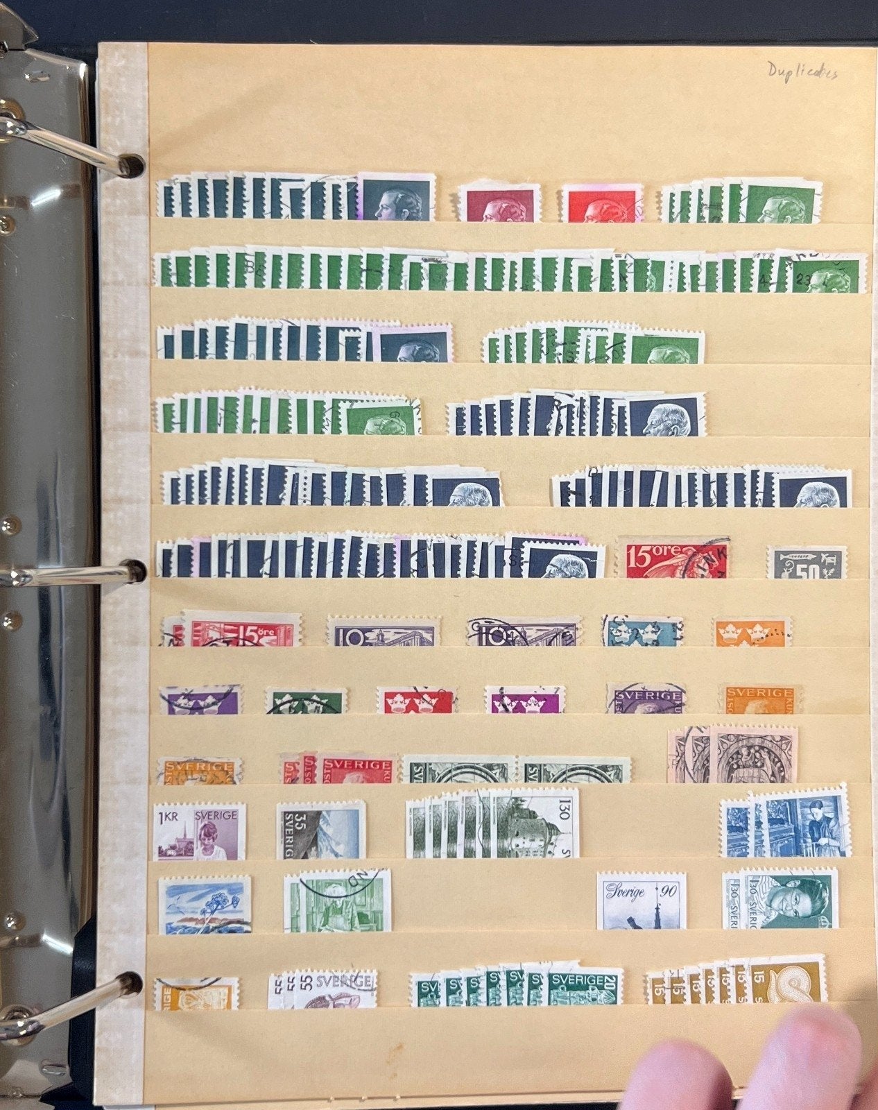 World Wide Stamp Collection 32 Stock Book Pages Hundreds of Stamps ZAYIX