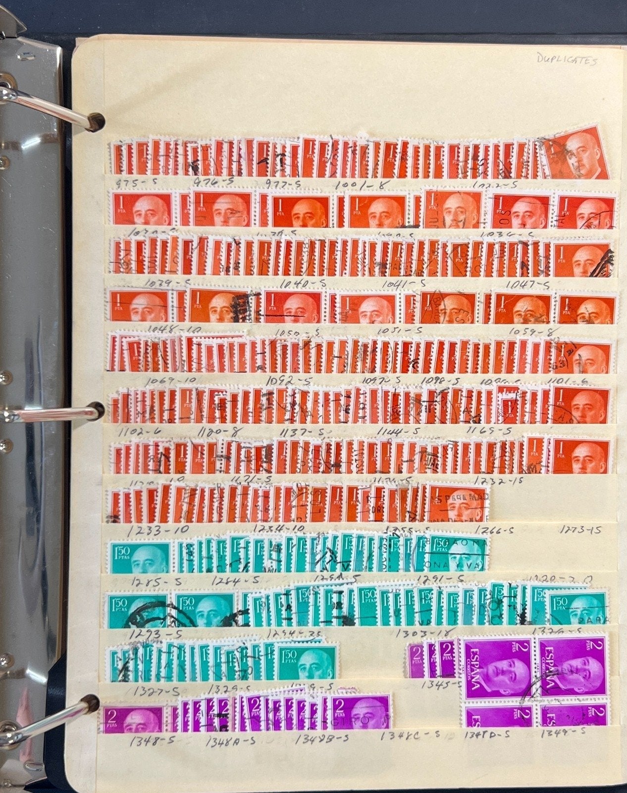 World Wide Stamp Collection 32 Stock Book Pages Hundreds of Stamps ZAYIX