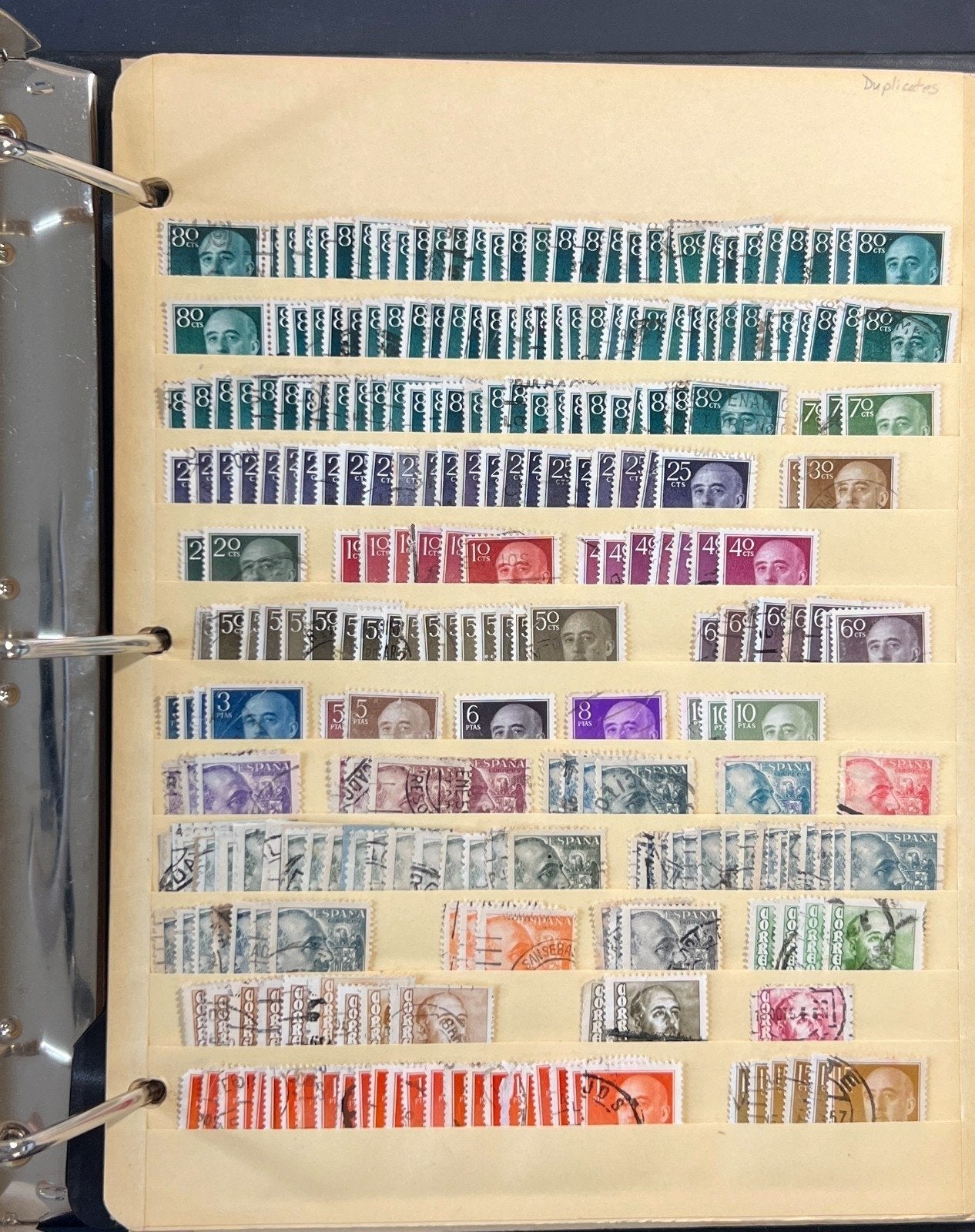 World Wide Stamp Collection 32 Stock Book Pages Hundreds of Stamps ZAYIX