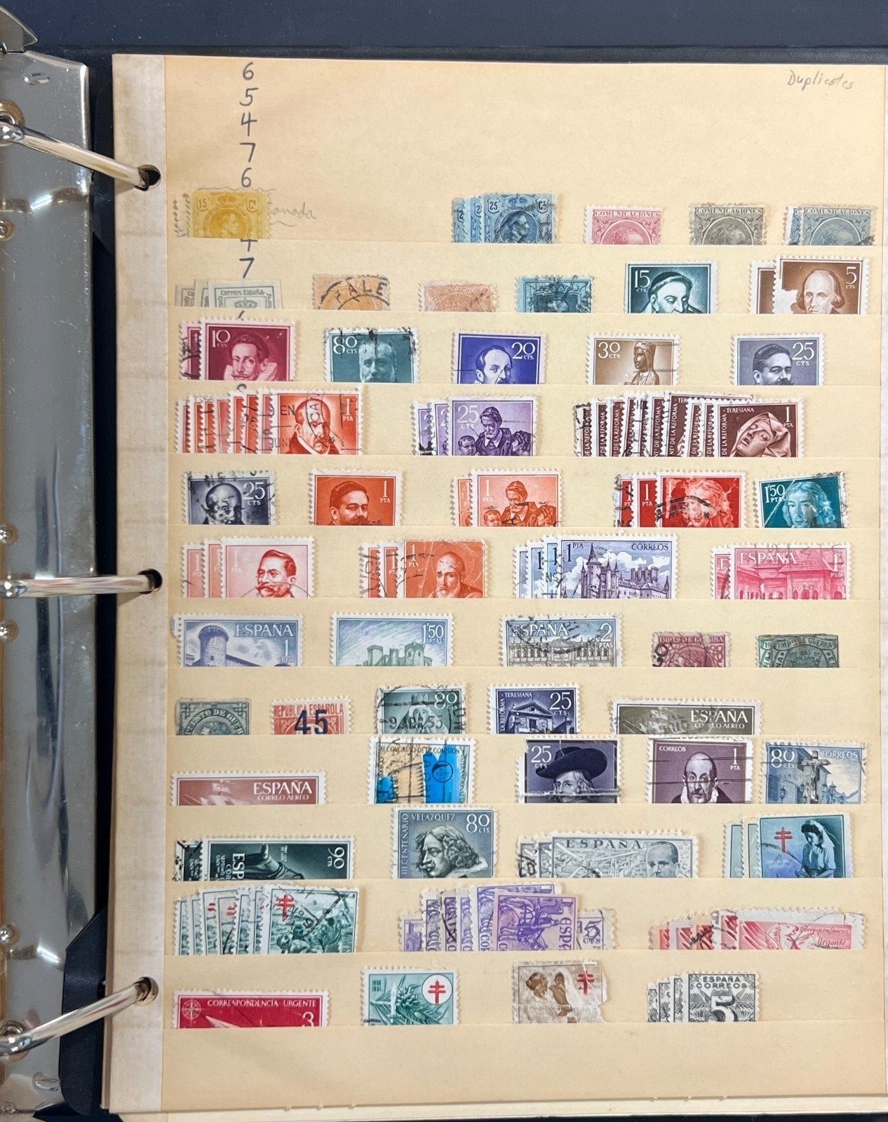 World Wide Stamp Collection 32 Stock Book Pages Hundreds of Stamps ZAYIX