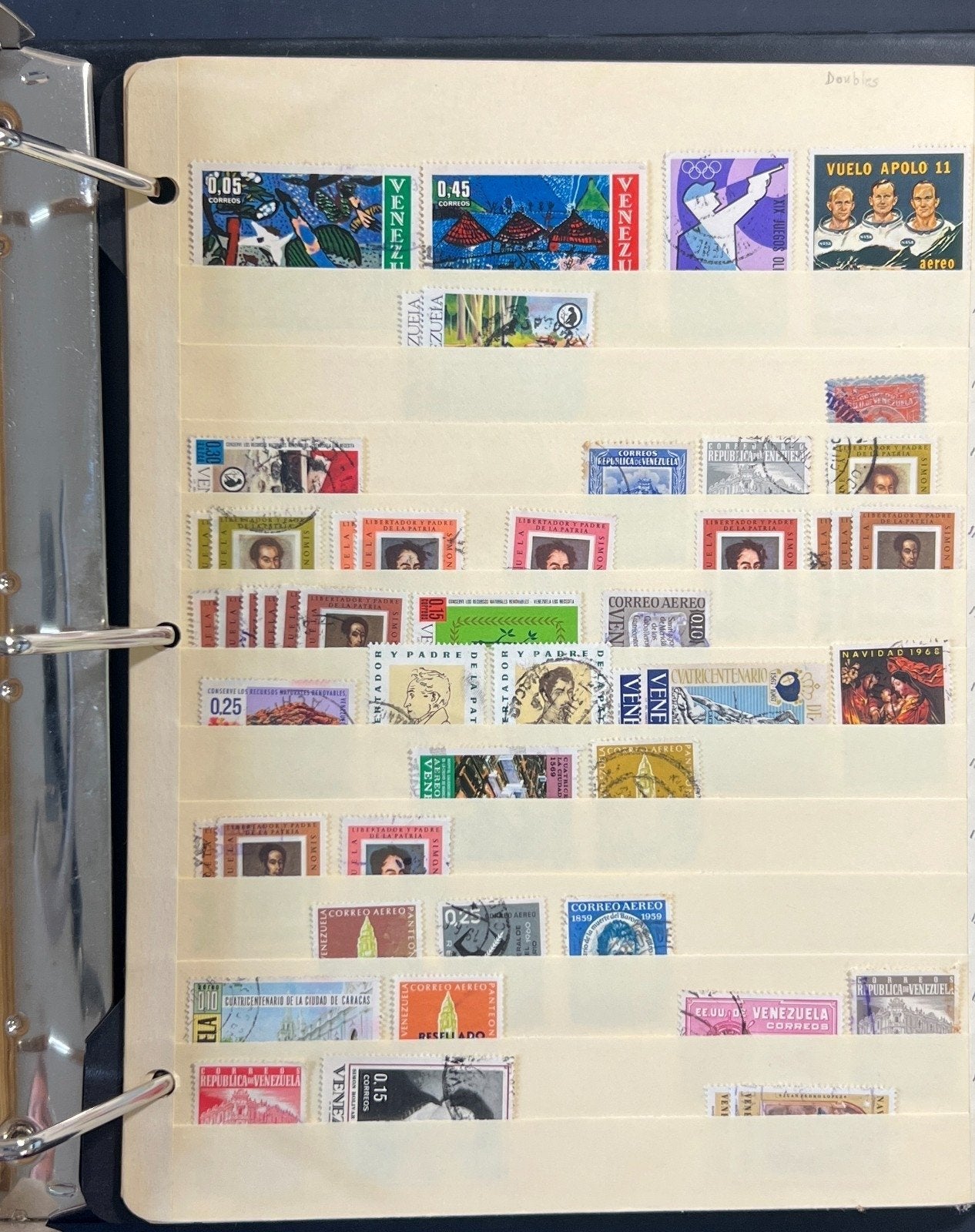 World Wide Stamp Collection 32 Stock Book Pages Hundreds of Stamps ZAYIX
