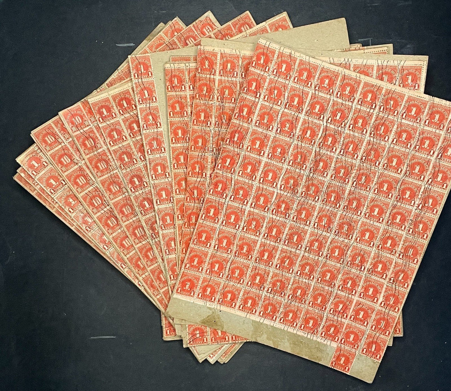 United States Postage Due Collection on Cardboard 50+ sheets ZAYIX
