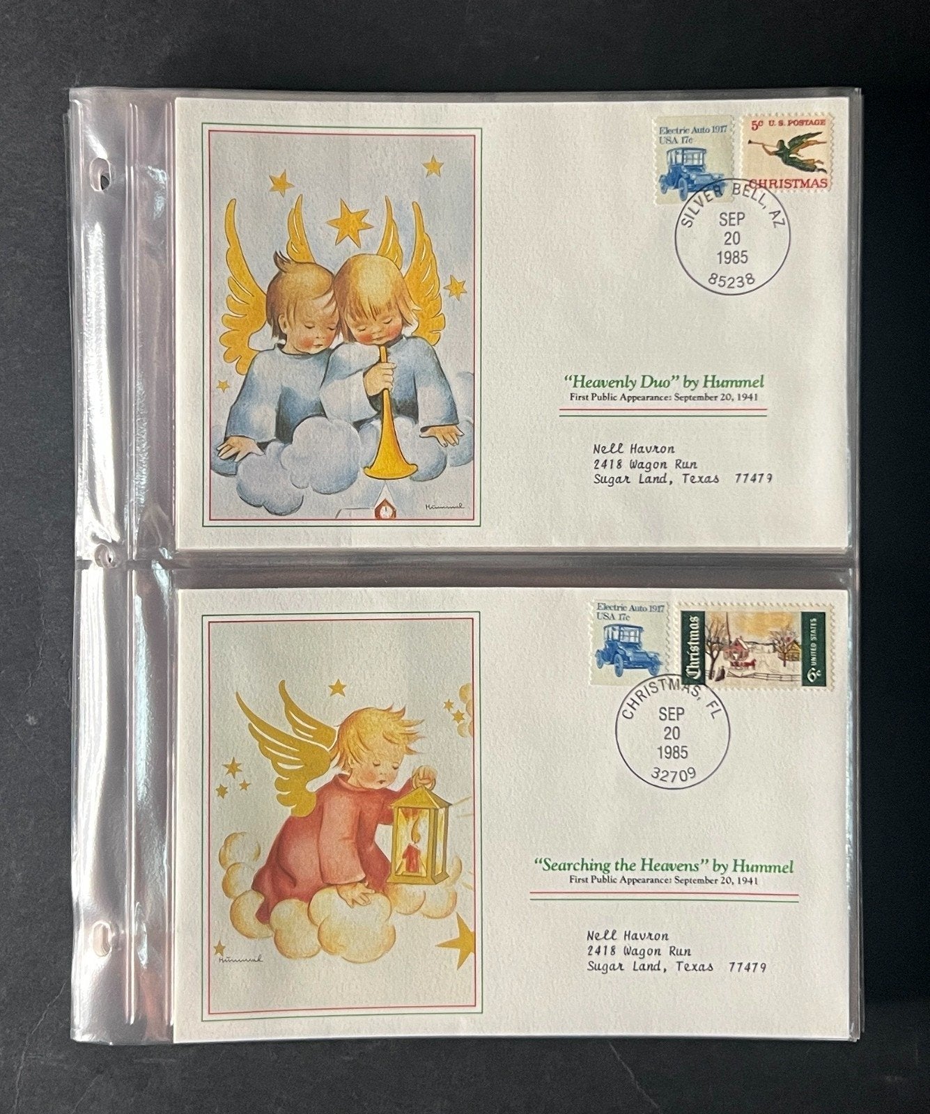 Hummel Christmas (FDC) Commemorative Cover Collection Album 1988 ZAYIX