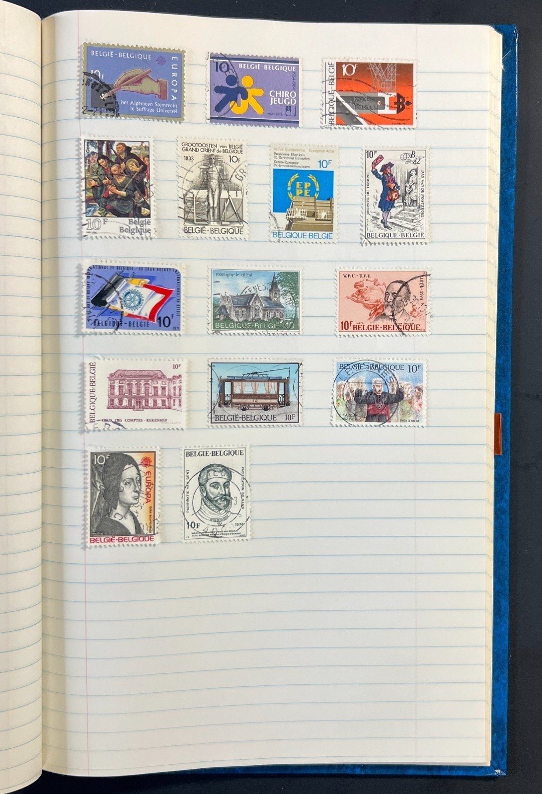Fiume Belgium Libya Stamp Collection Stock Book Mint & Used $1068CV ZAYIX