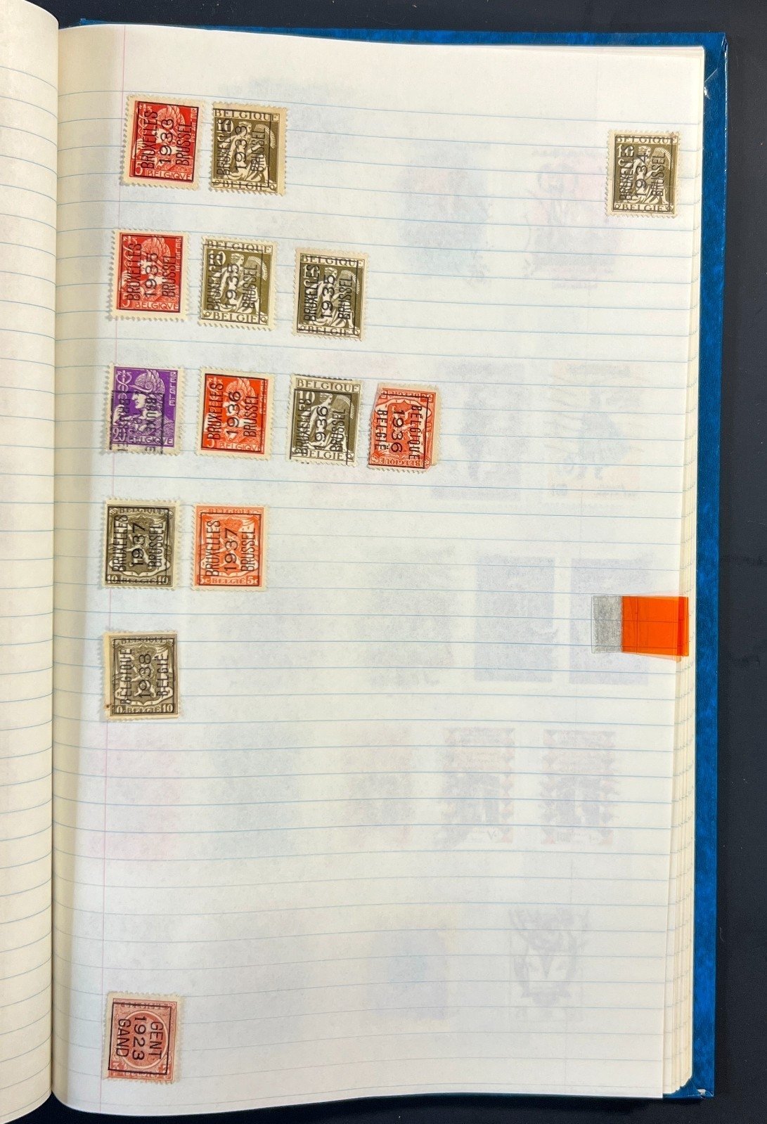 Fiume Belgium Libya Stamp Collection Stock Book Mint & Used $1068CV ZAYIX