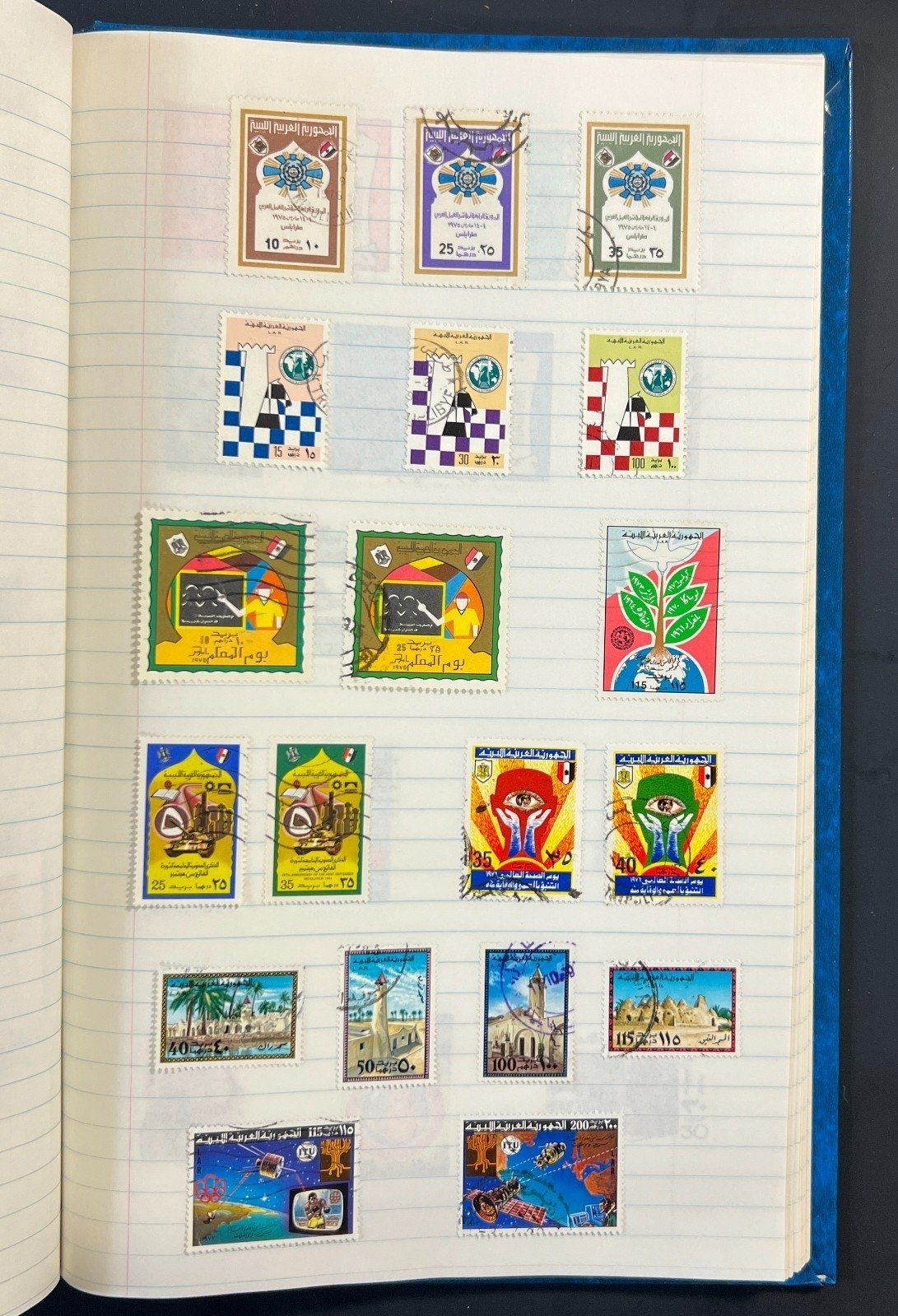 Fiume Belgium Libya Stamp Collection Stock Book Mint & Used $1068CV ZAYIX