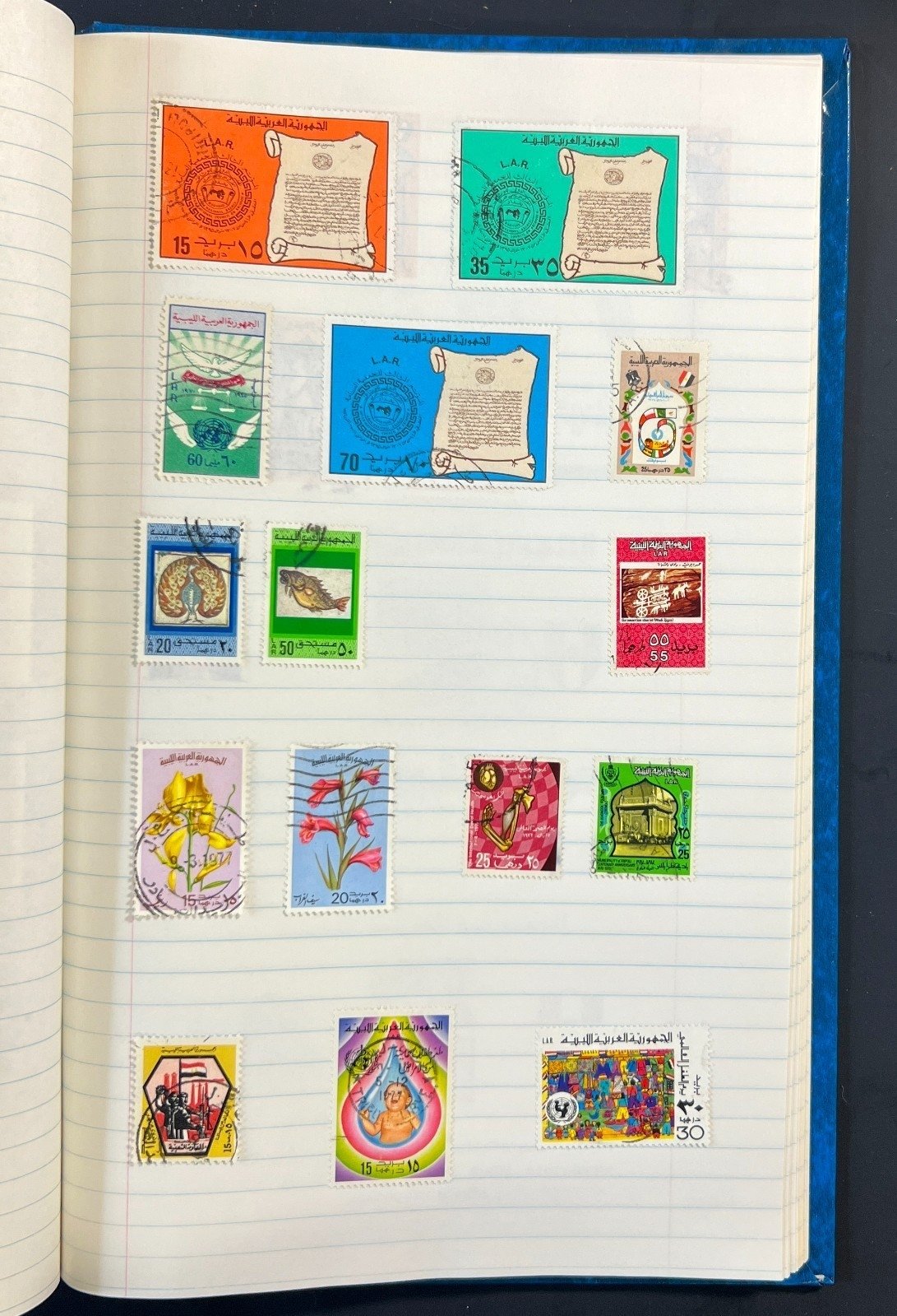 Fiume Belgium Libya Stamp Collection Stock Book Mint & Used $1068CV ZAYIX