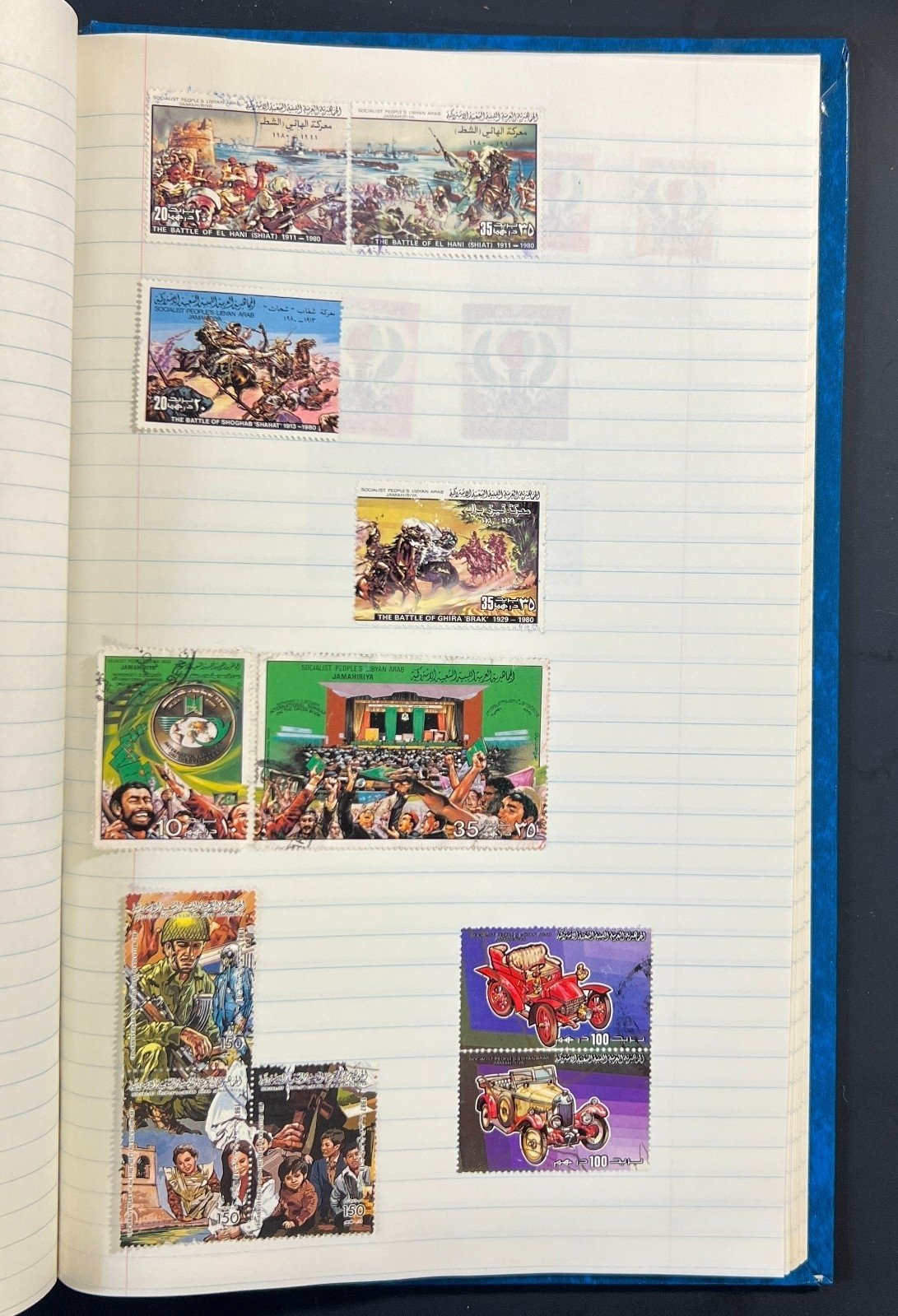 Fiume Belgium Libya Stamp Collection Stock Book Mint & Used $1068CV ZAYIX