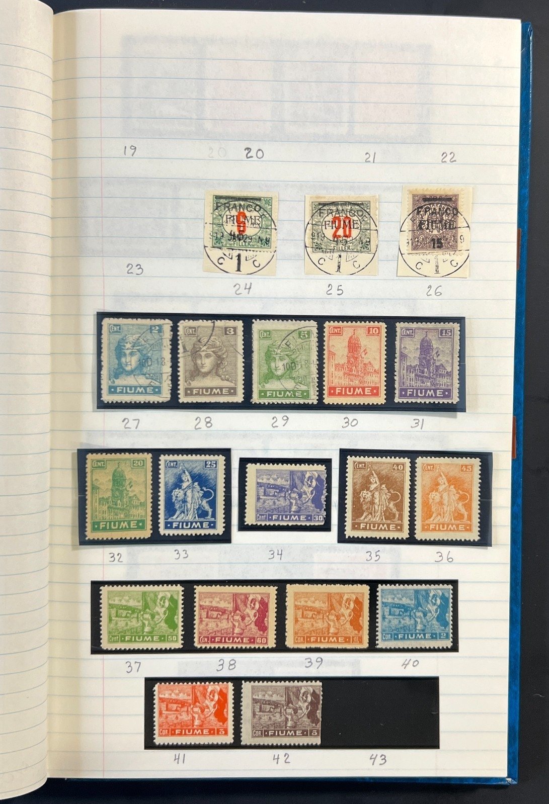Fiume Belgium Libya Stamp Collection Stock Book Mint & Used $1068CV ZAYIX