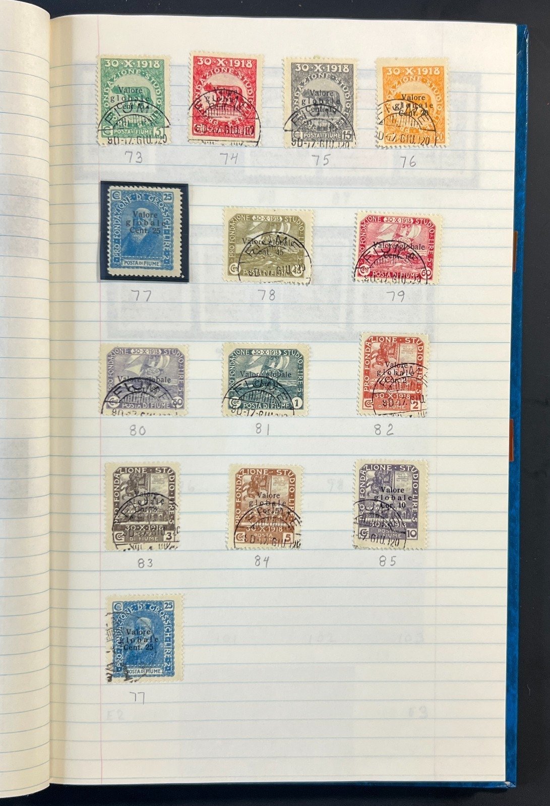 Fiume Belgium Libya Stamp Collection Stock Book Mint & Used $1068CV ZAYIX