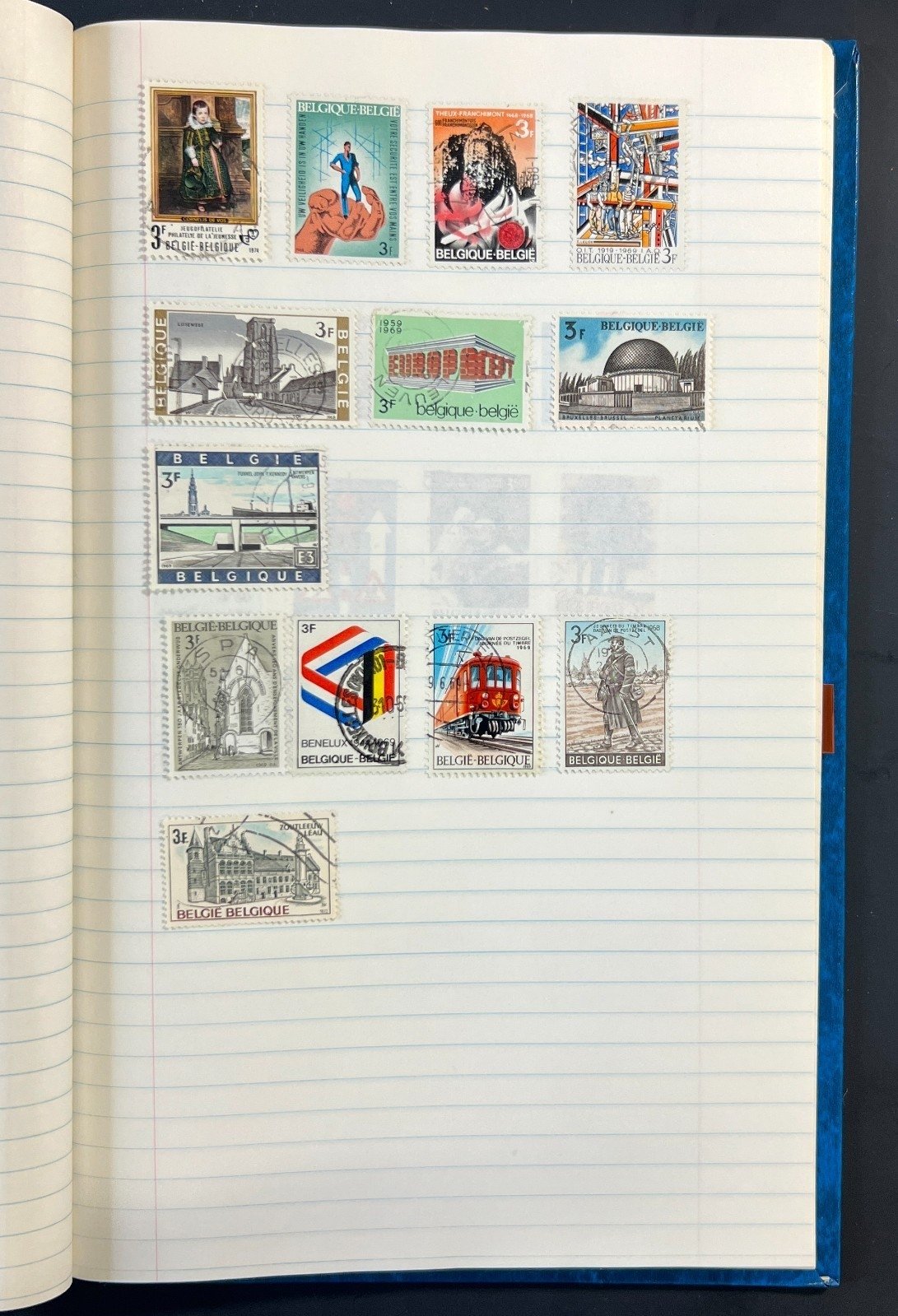 Fiume Belgium Libya Stamp Collection Stock Book Mint & Used $1068CV ZAYIX