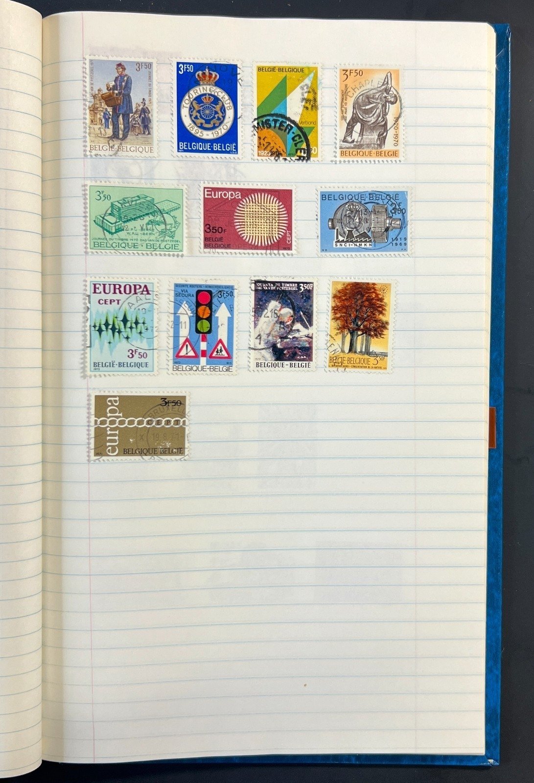 Fiume Belgium Libya Stamp Collection Stock Book Mint & Used $1068CV ZAYIX