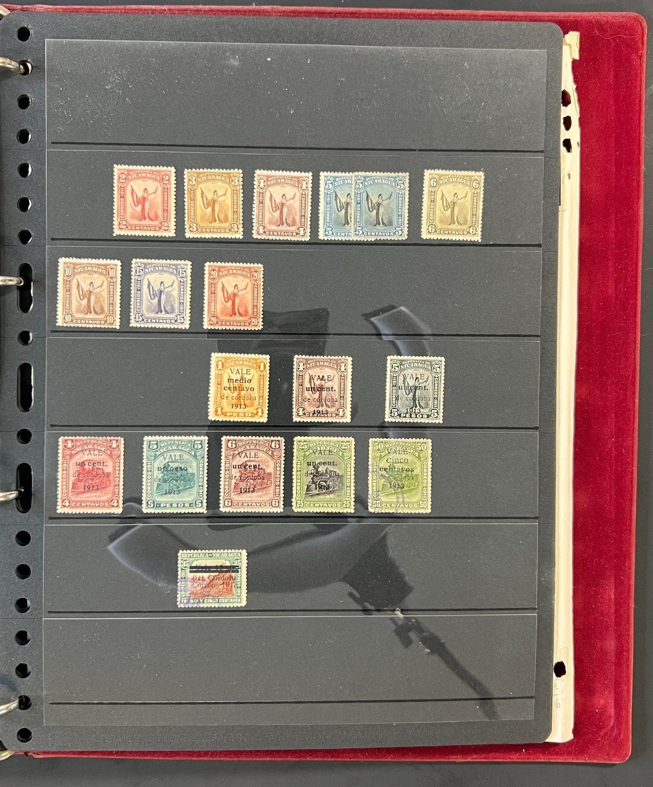Nicaragua Stamp Collection Stock Book Mint & Used Hundreds of Stamps ZAYIX