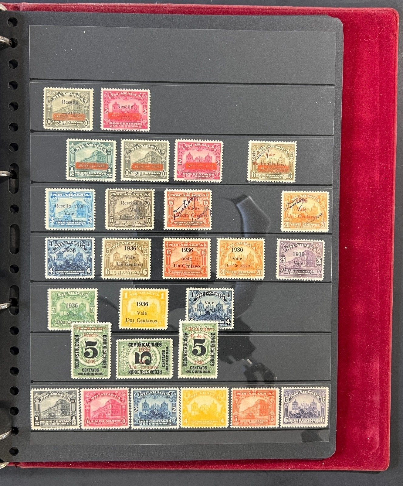 Nicaragua Stamp Collection Stock Book Mint & Used Hundreds of Stamps ZAYIX