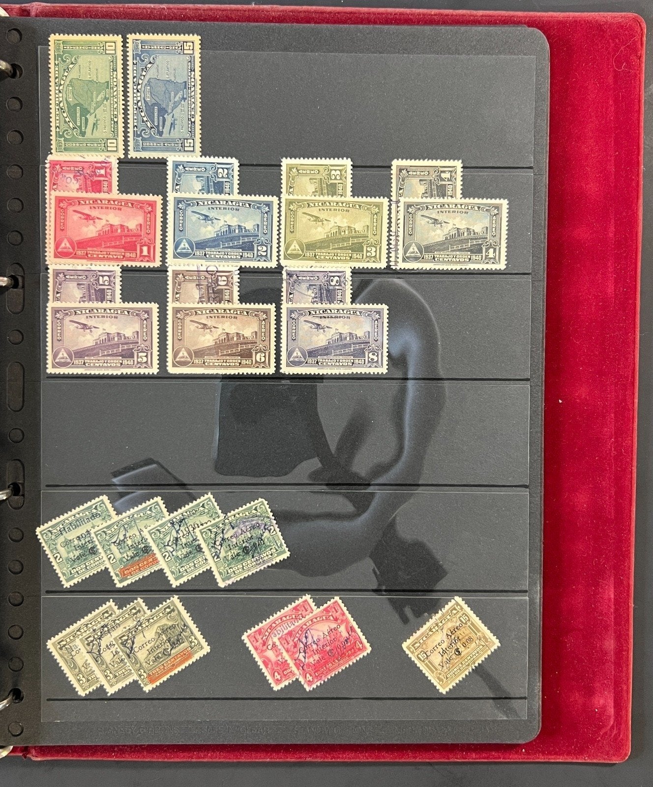 Nicaragua Stamp Collection Stock Book Mint & Used Hundreds of Stamps ZAYIX
