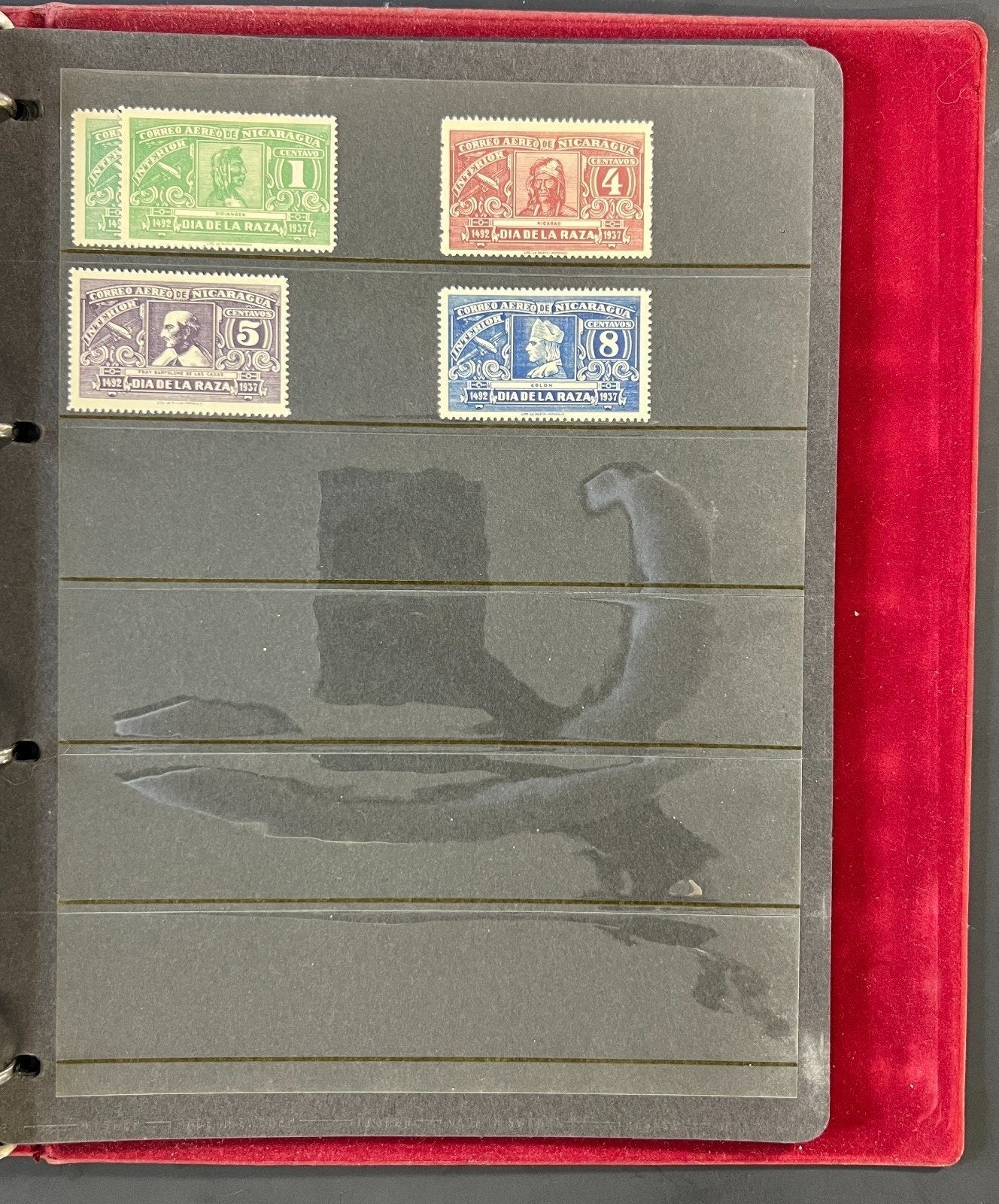 Nicaragua Stamp Collection Stock Book Mint & Used Hundreds of Stamps ZAYIX