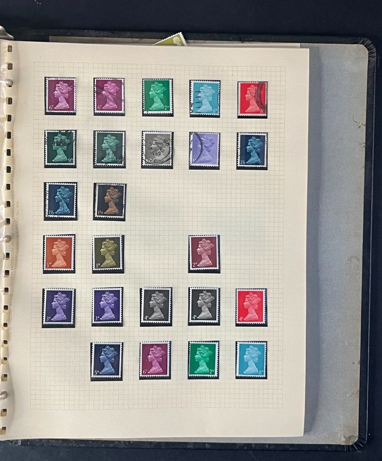United Kingdom Stamp Collection Album Mint & Used ZAYIX