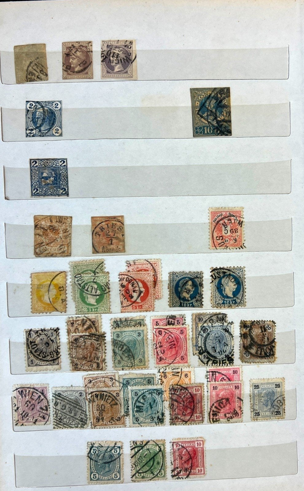 Austria & Offices Bosnia & Herzegovina Stamp Collection Stock Book Used ZAYIX