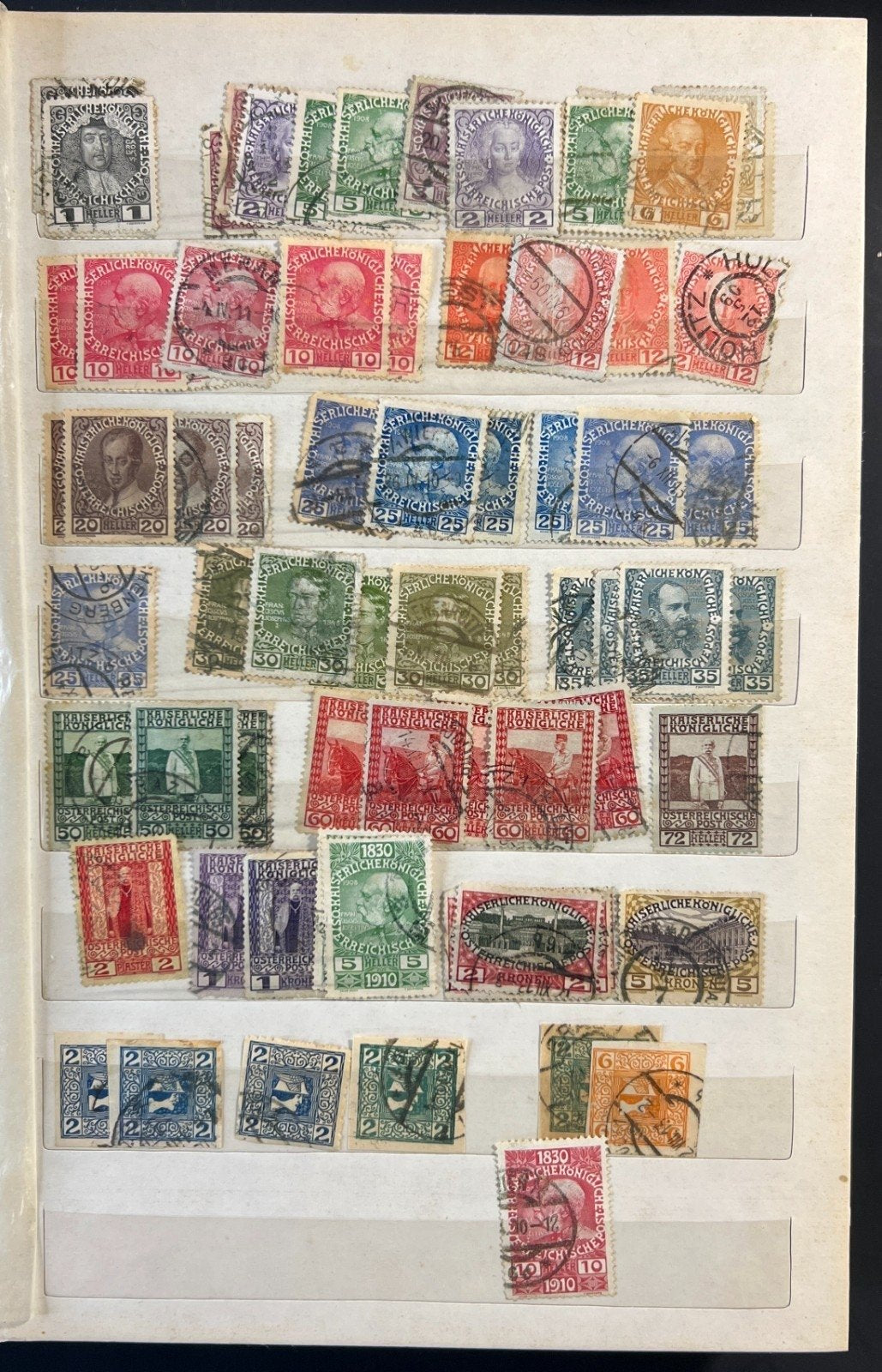 Austria & Offices Bosnia & Herzegovina Stamp Collection Stock Book Used ZAYIX
