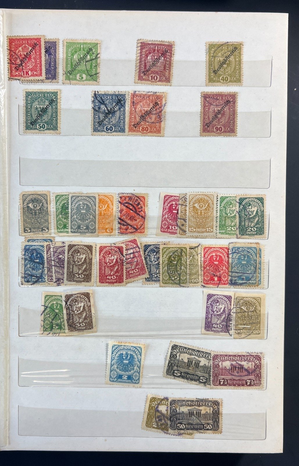 Austria & Offices Bosnia & Herzegovina Stamp Collection Stock Book Used ZAYIX