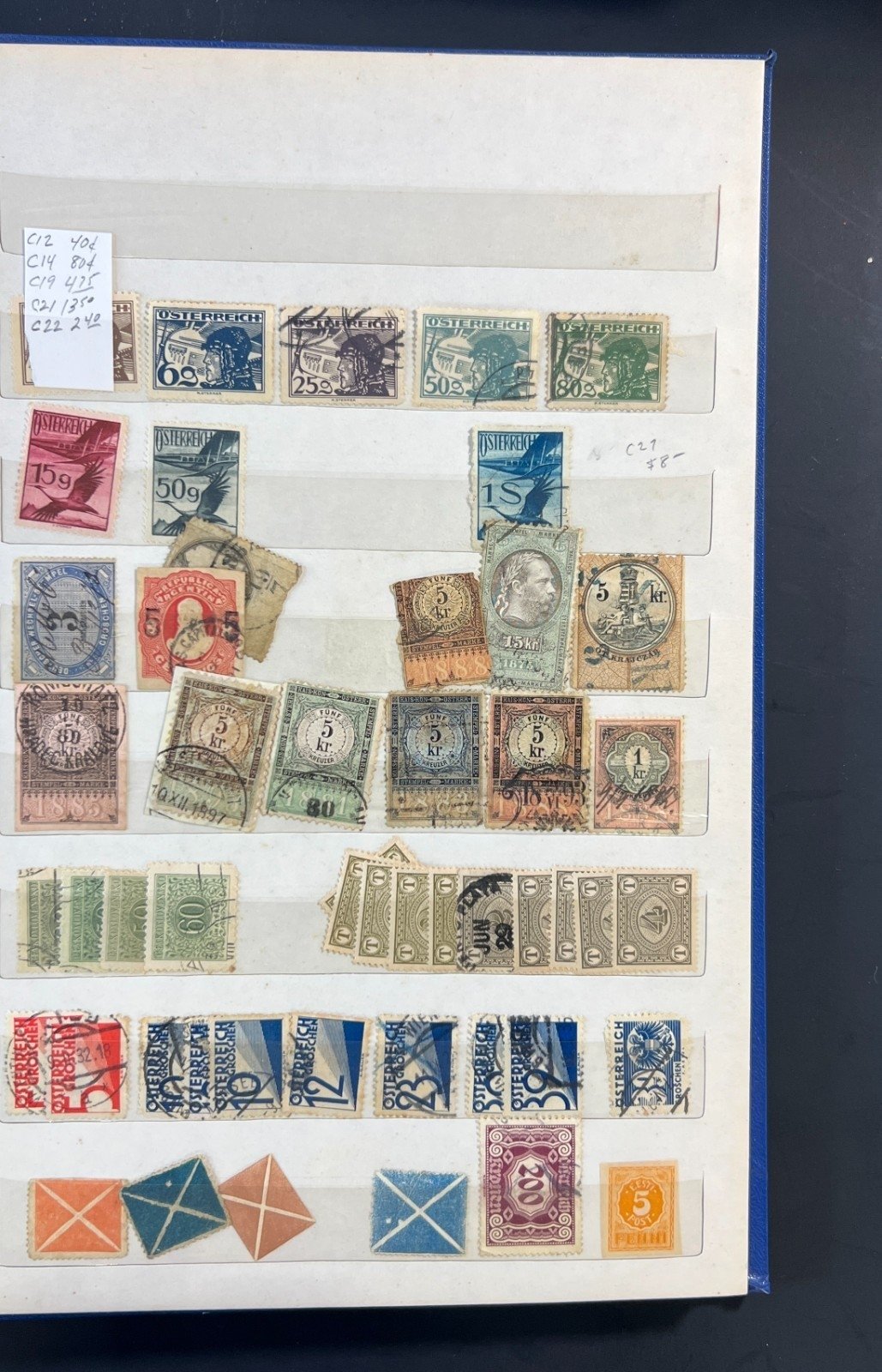 Austria & Offices Bosnia & Herzegovina Stamp Collection Stock Book Used ZAYIX