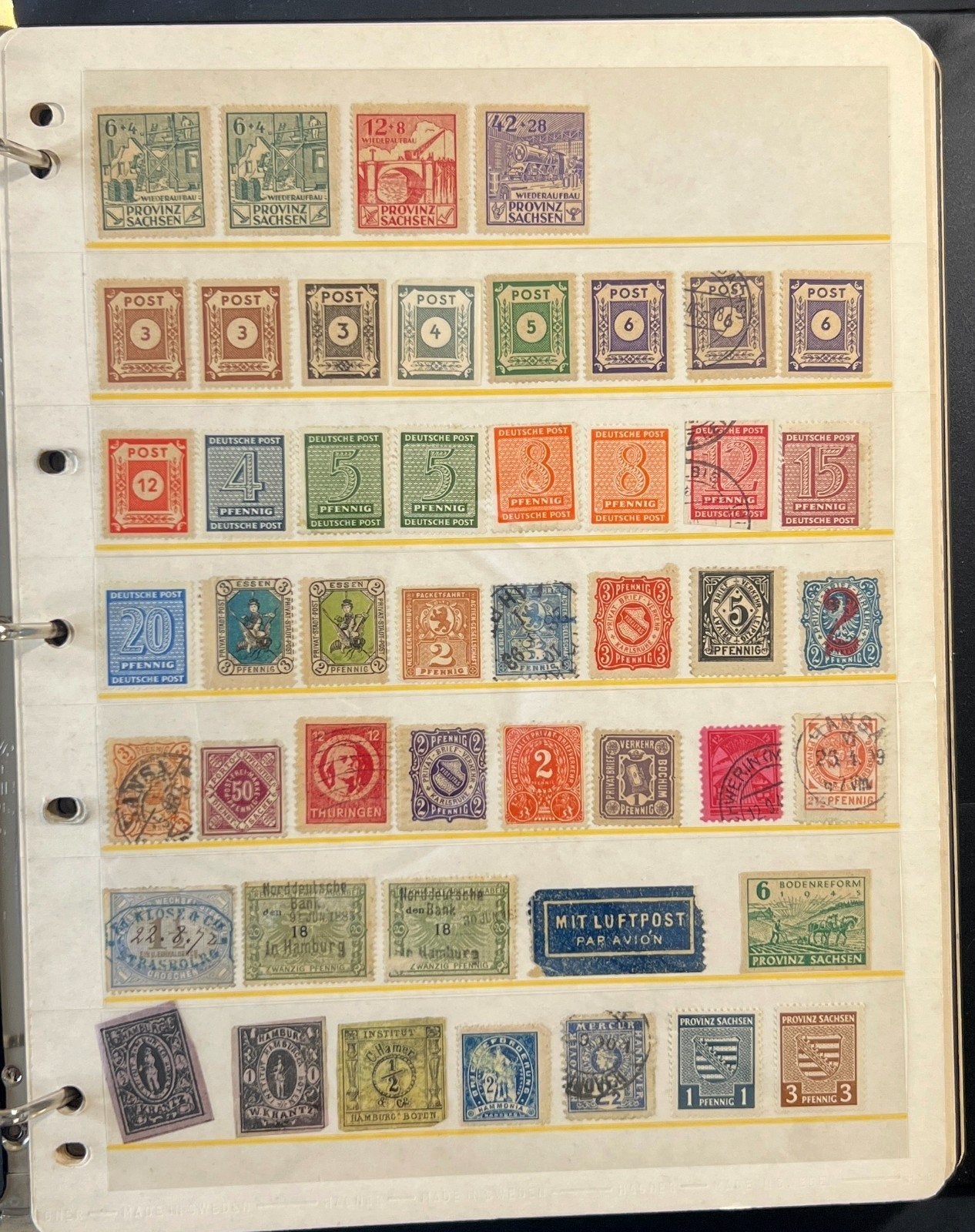World Locals Revenues Back of Book Seals Stamp Collection Album Mint&Used ZAYIX