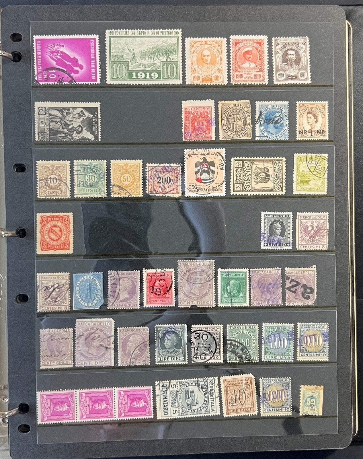 World Locals Revenues Back of Book Seals Stamp Collection Album Mint&Used ZAYIX