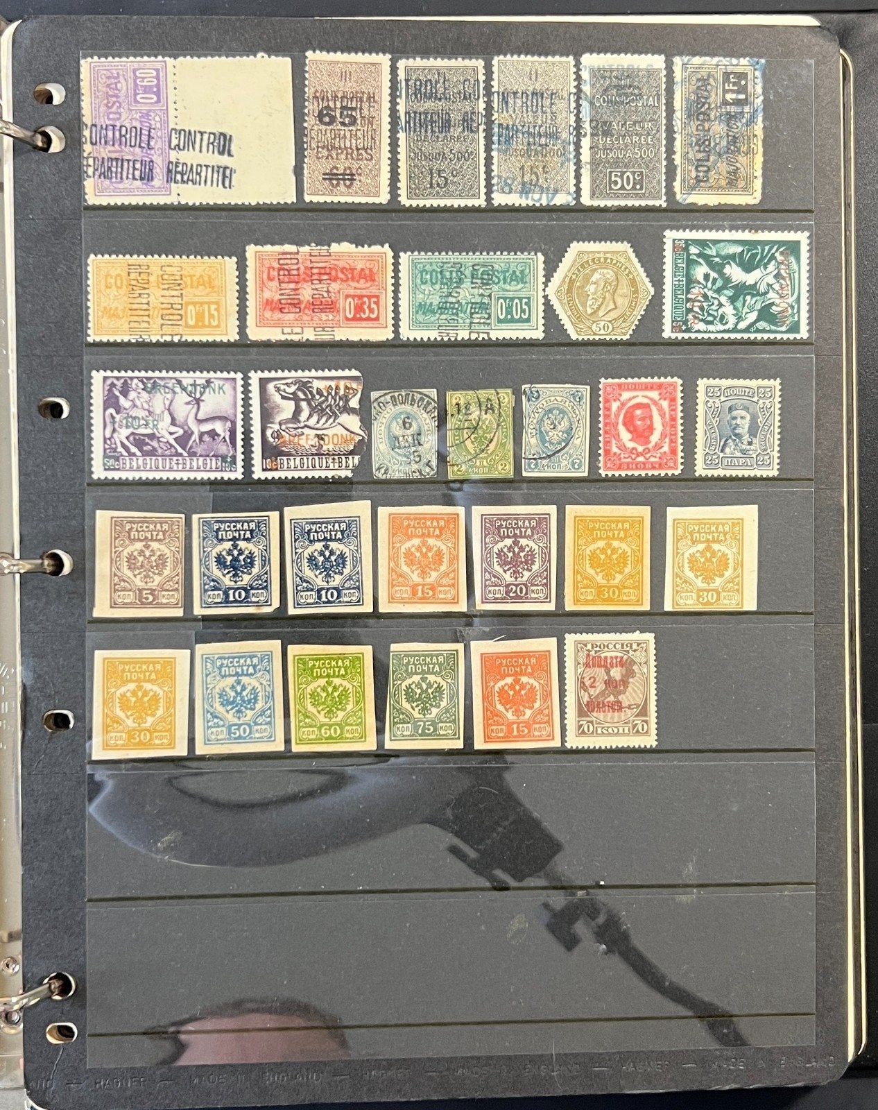 World Locals Revenues Back of Book Seals Stamp Collection Album Mint&Used ZAYIX