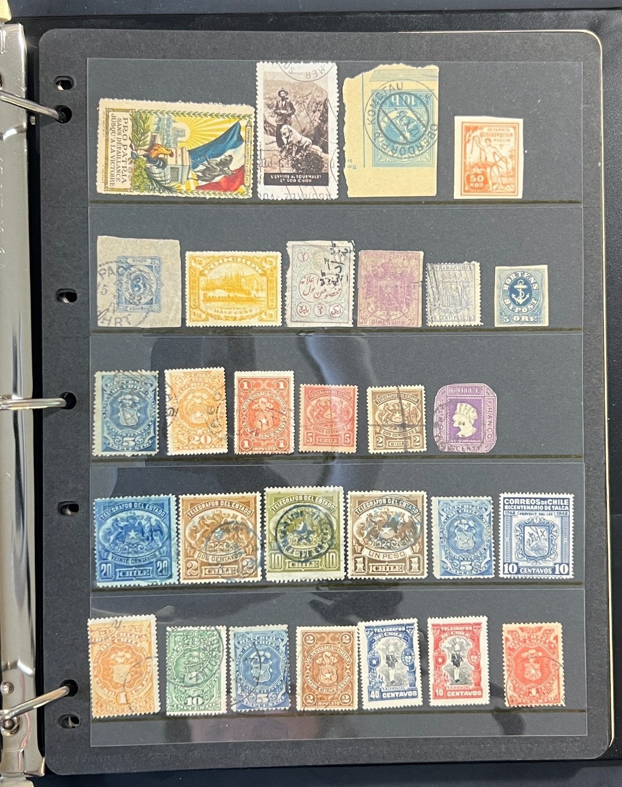 World Locals Revenues Back of Book Seals Stamp Collection Album Mint&Used ZAYIX