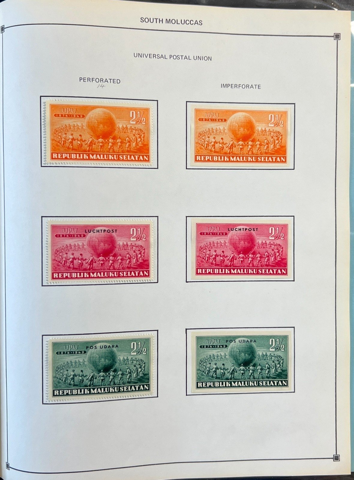 South Moluccas Stamp Collection Illustrated Historical Album ZAYIX
