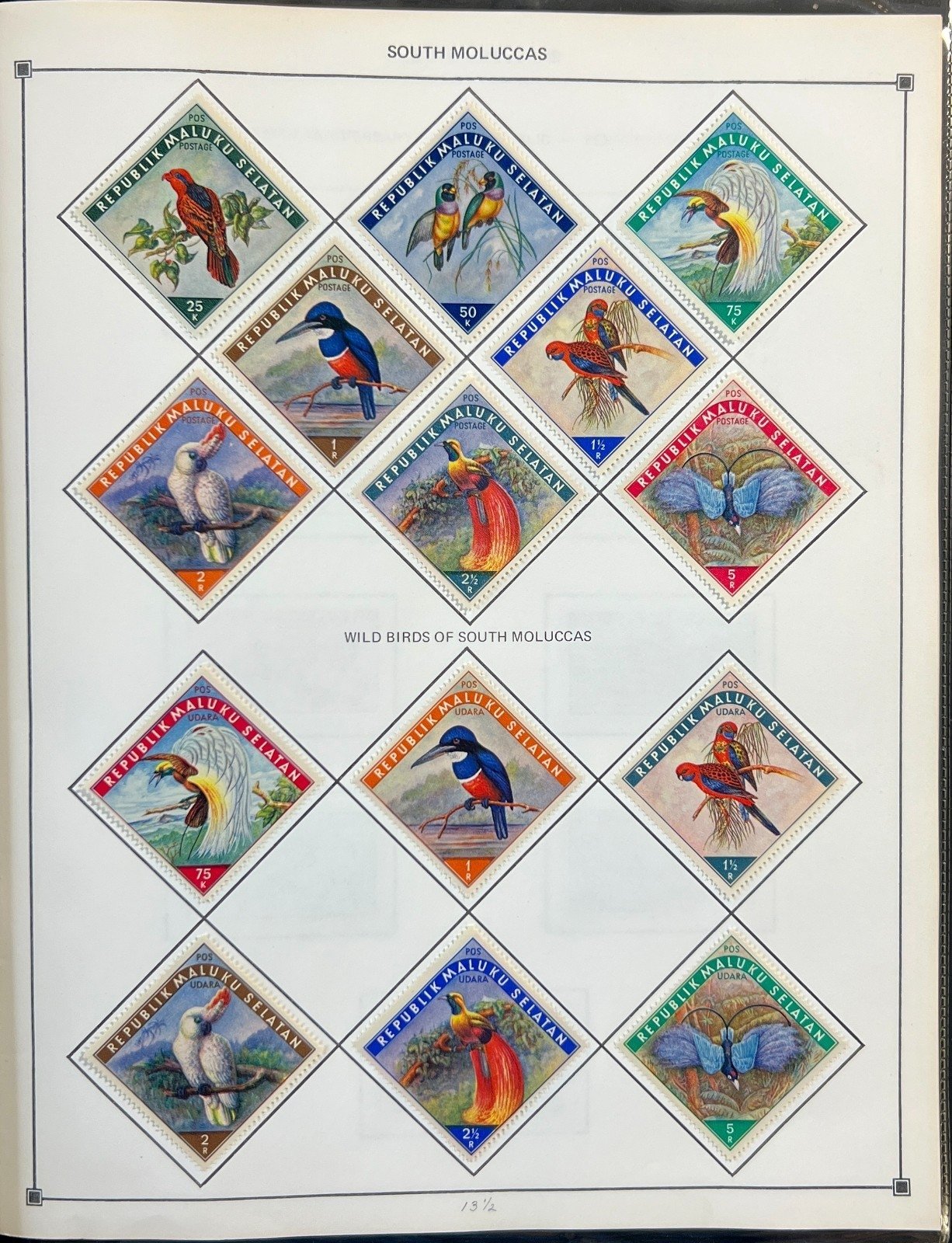 South Moluccas Stamp Collection Illustrated Historical Album ZAYIX