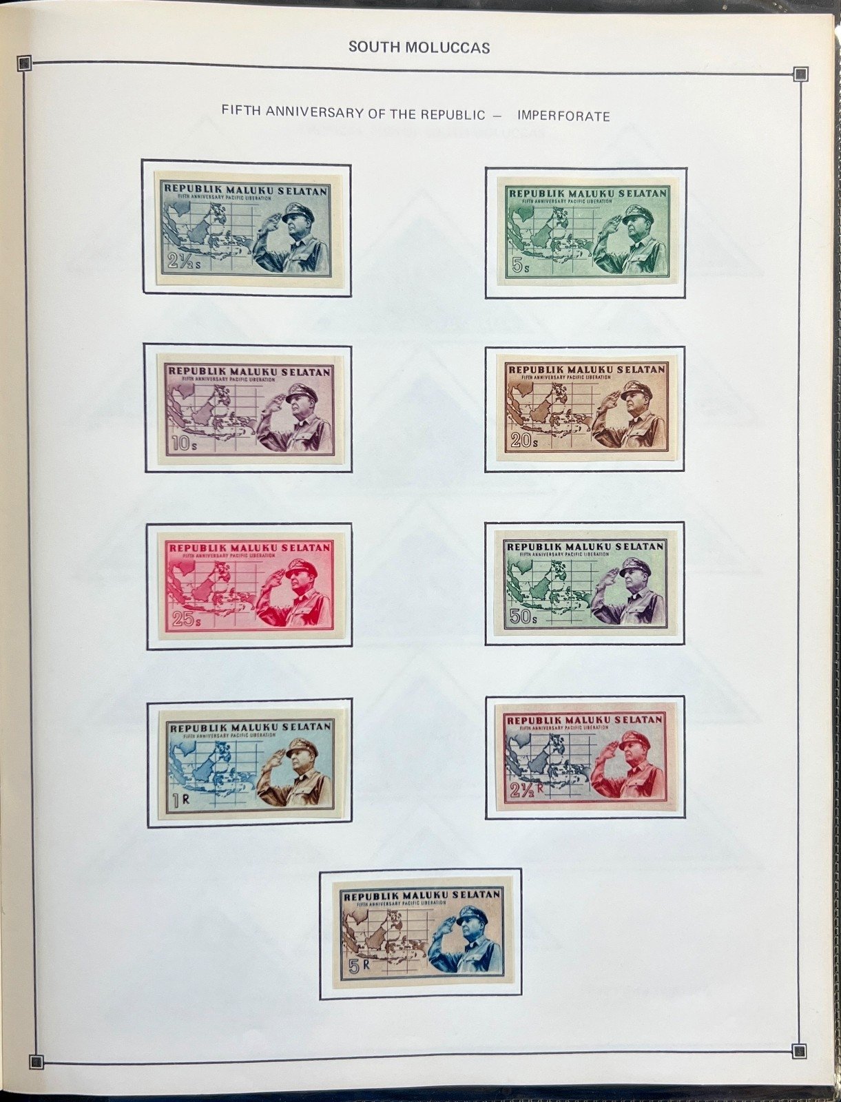 South Moluccas Stamp Collection Illustrated Historical Album ZAYIX