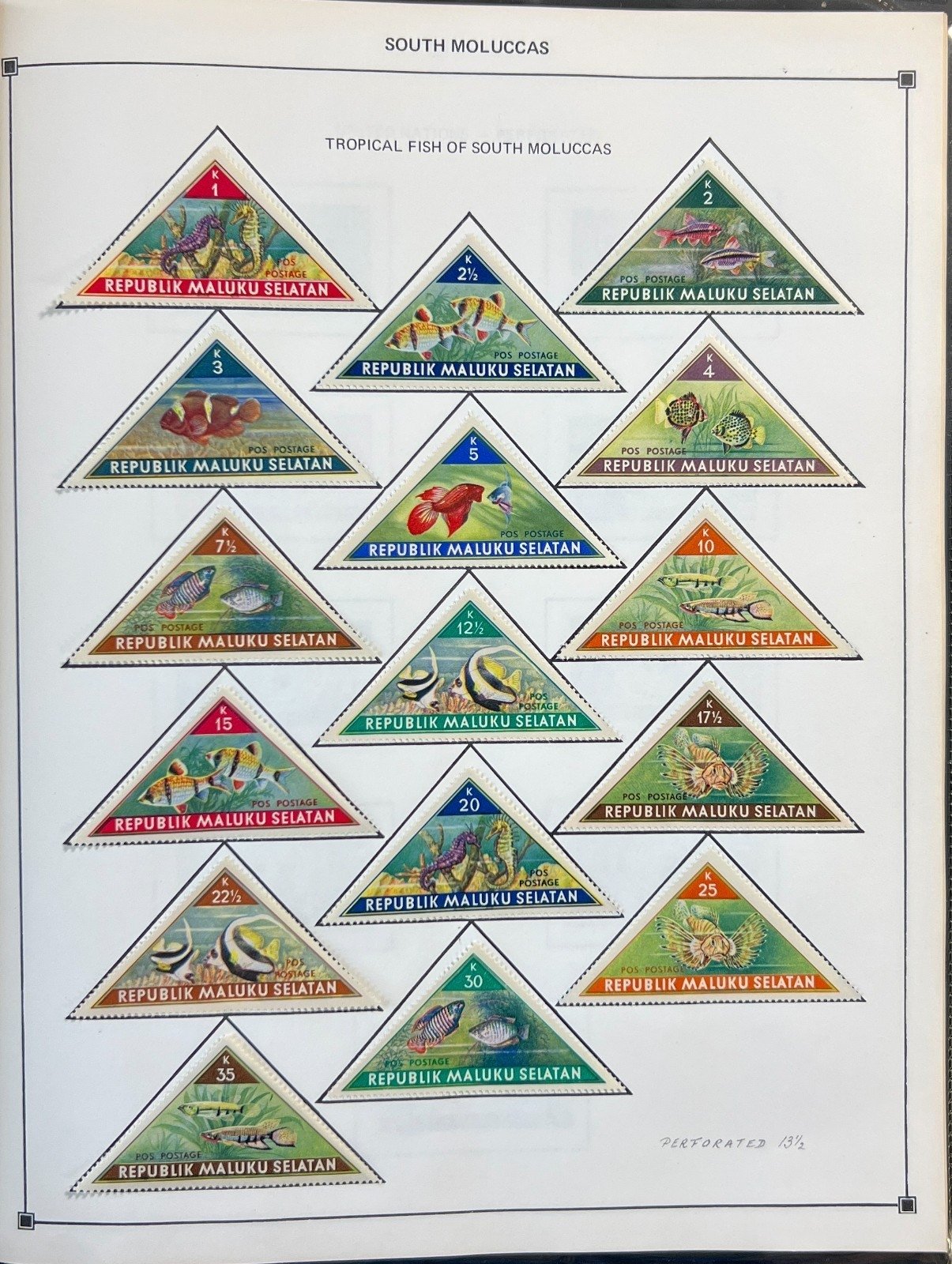South Moluccas Stamp Collection Illustrated Historical Album ZAYIX