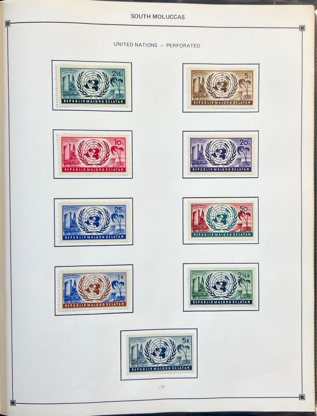South Moluccas Stamp Collection Illustrated Historical Album ZAYIX