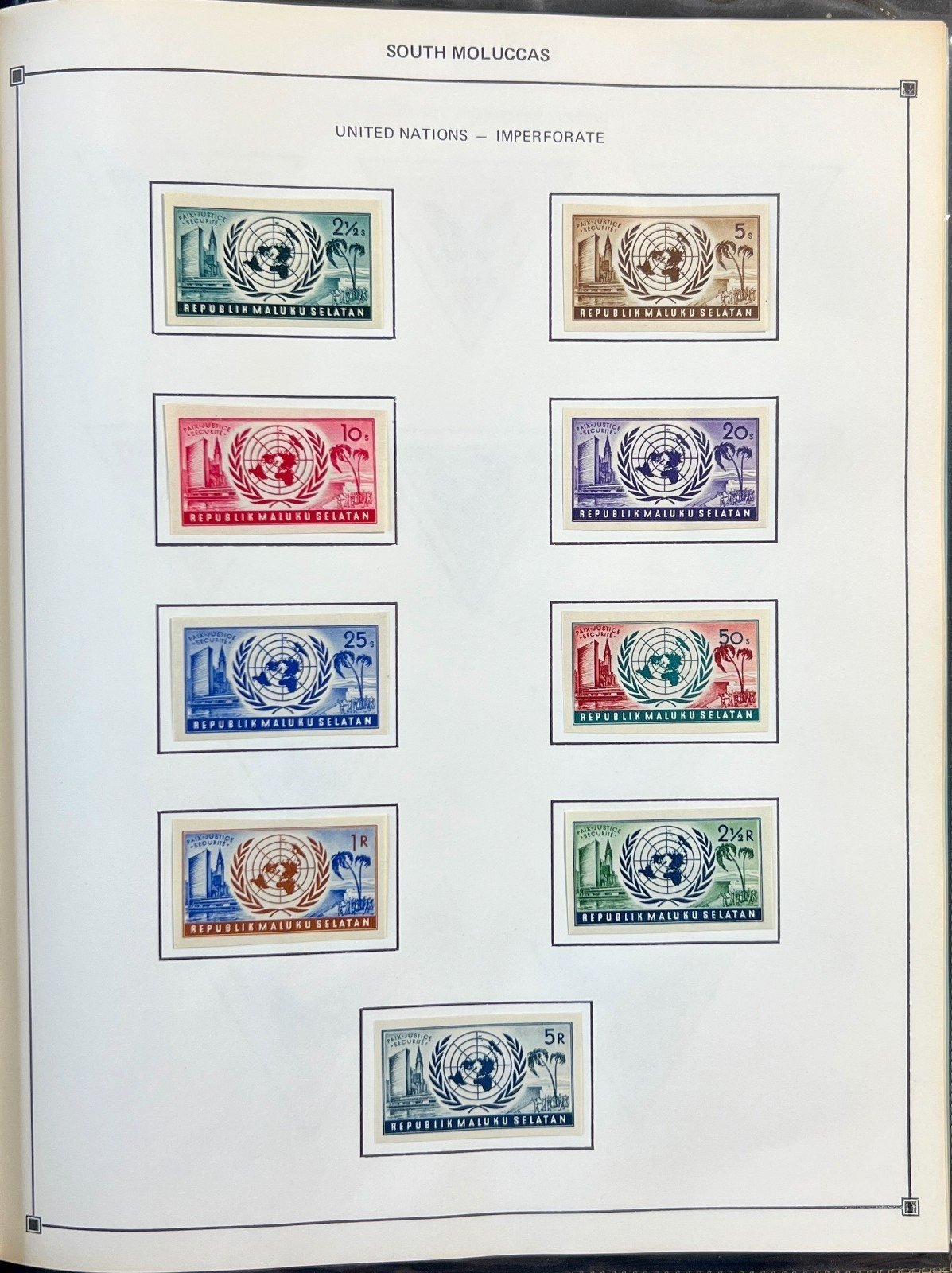 South Moluccas Stamp Collection Illustrated Historical Album ZAYIX