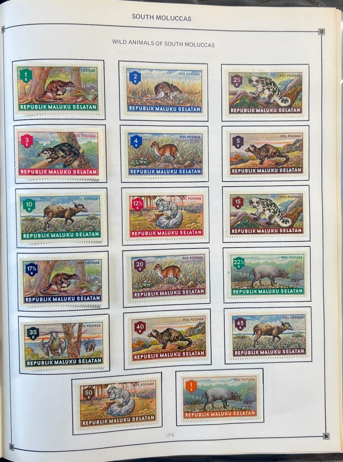 South Moluccas Stamp Collection Illustrated Historical Album ZAYIX