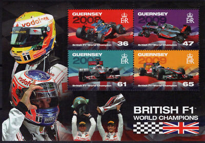 Guernsey 1145a MNH Race Cars Sports F1 Champions ZAYIX 090223SM25M