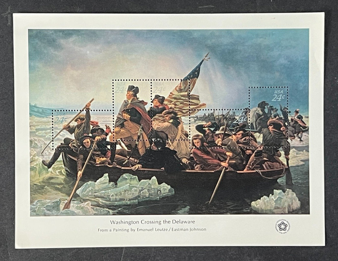 US 1688 Mint Sheet (MNH) Washington Crossing Delaware 24-Cent 1976 ZAYIX