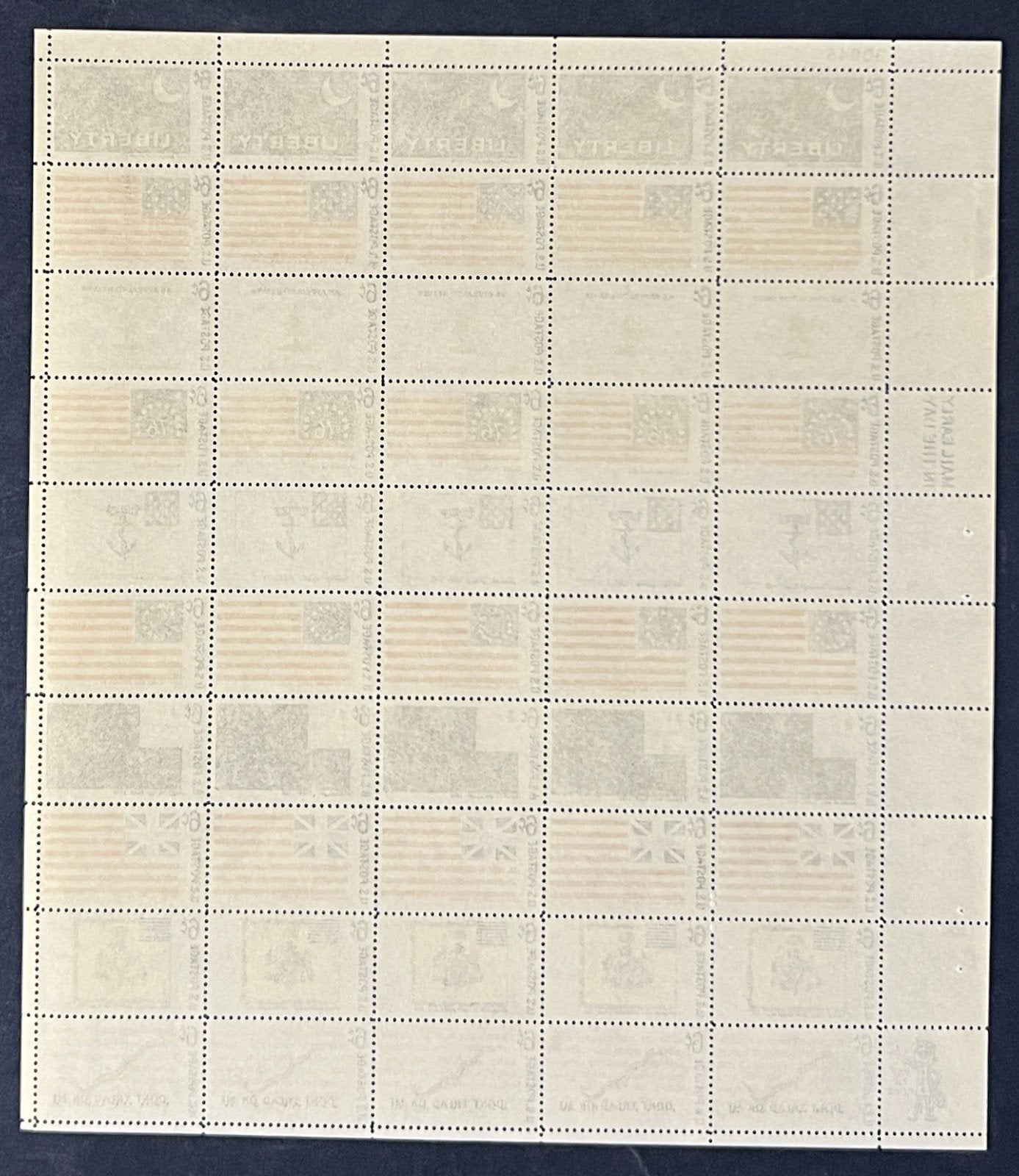 US 1345-354 Mint Sheet (MNH) Historic American Flags 6-Cent 1968 ZAYIX