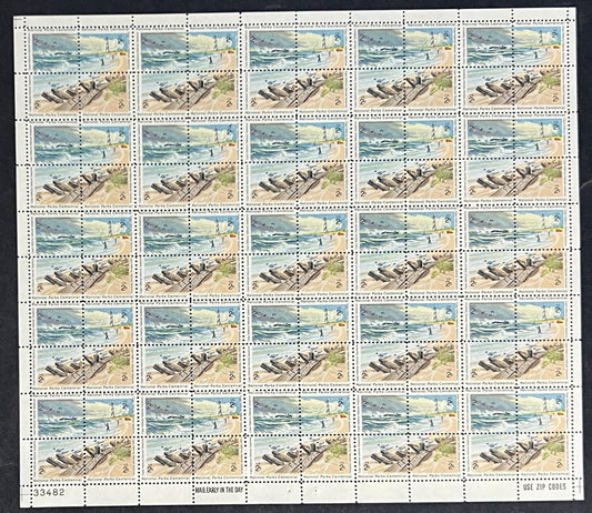 US 1448-1451Mint Sheet (MNH) Cape Hatteras 2-Cent 1972 ZAYIX
